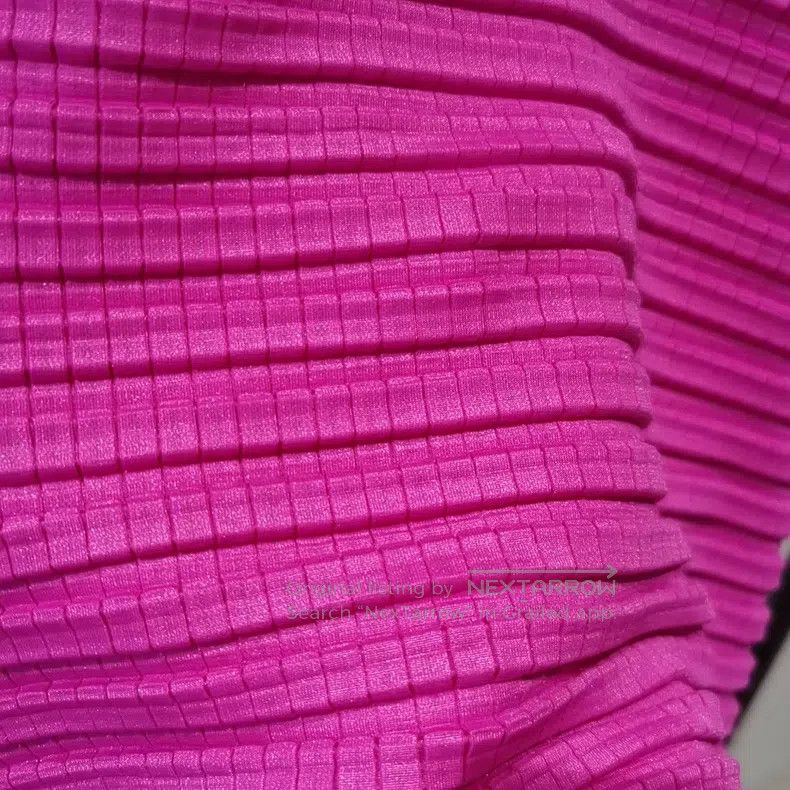 Issey Miyake Issey Miyake Waffle Rose Pink Dress Size XXL / US 16-18 / IT 52-54 - 5 Thumbnail