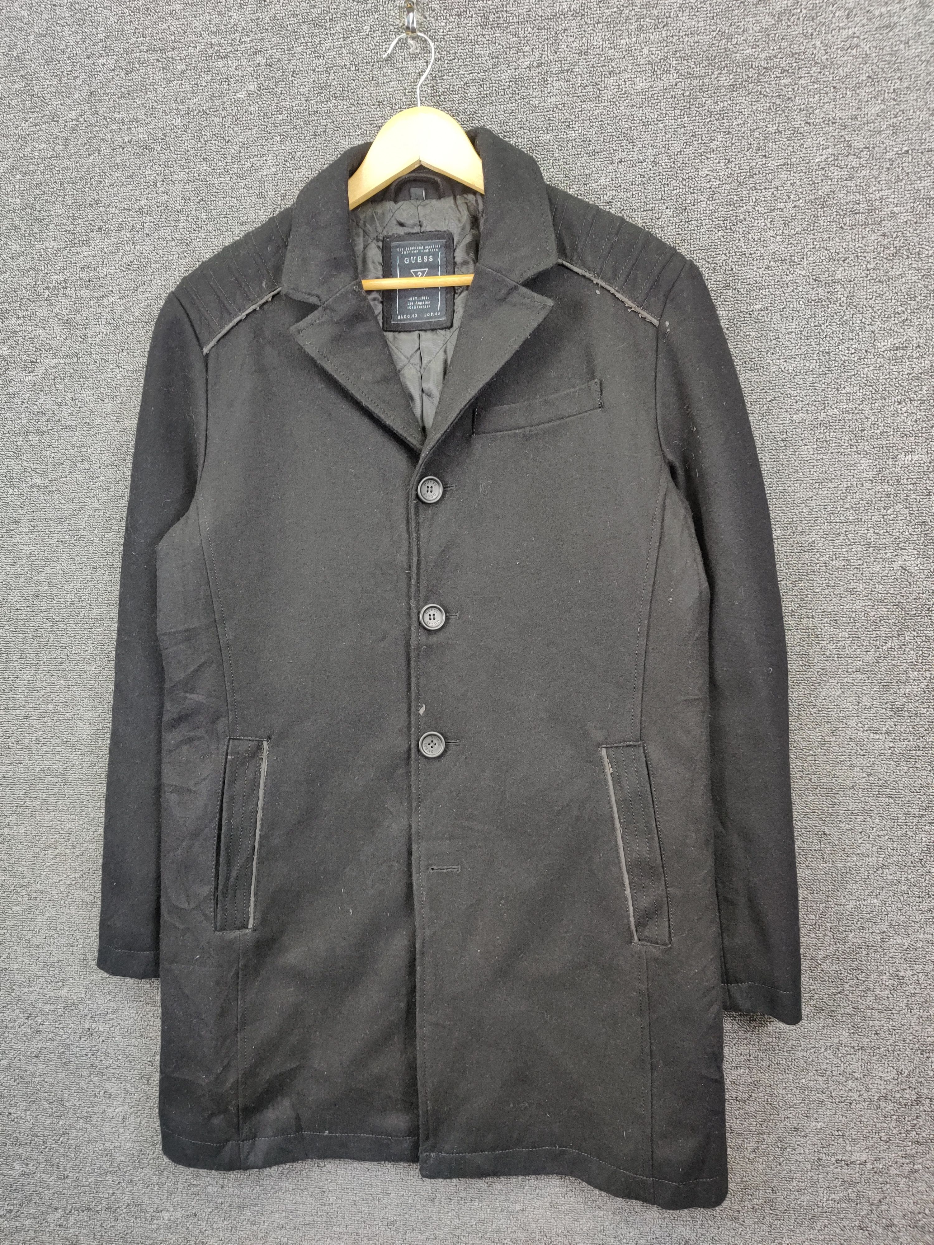 Guess Nice ❗Vintage Guess Wool Long Coat Size US M / EU 48-50 / 2 - 2 Thumbnail