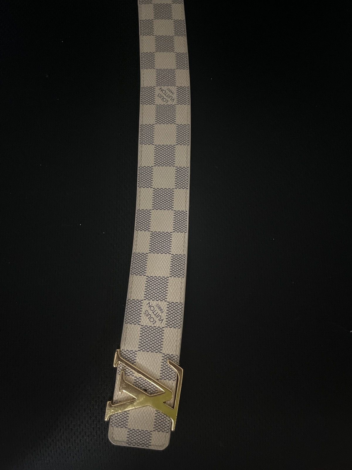 Louis Vuitton Louis Vuitton Damier Azur Initiales Belt Size 32 - 14 Thumbnail