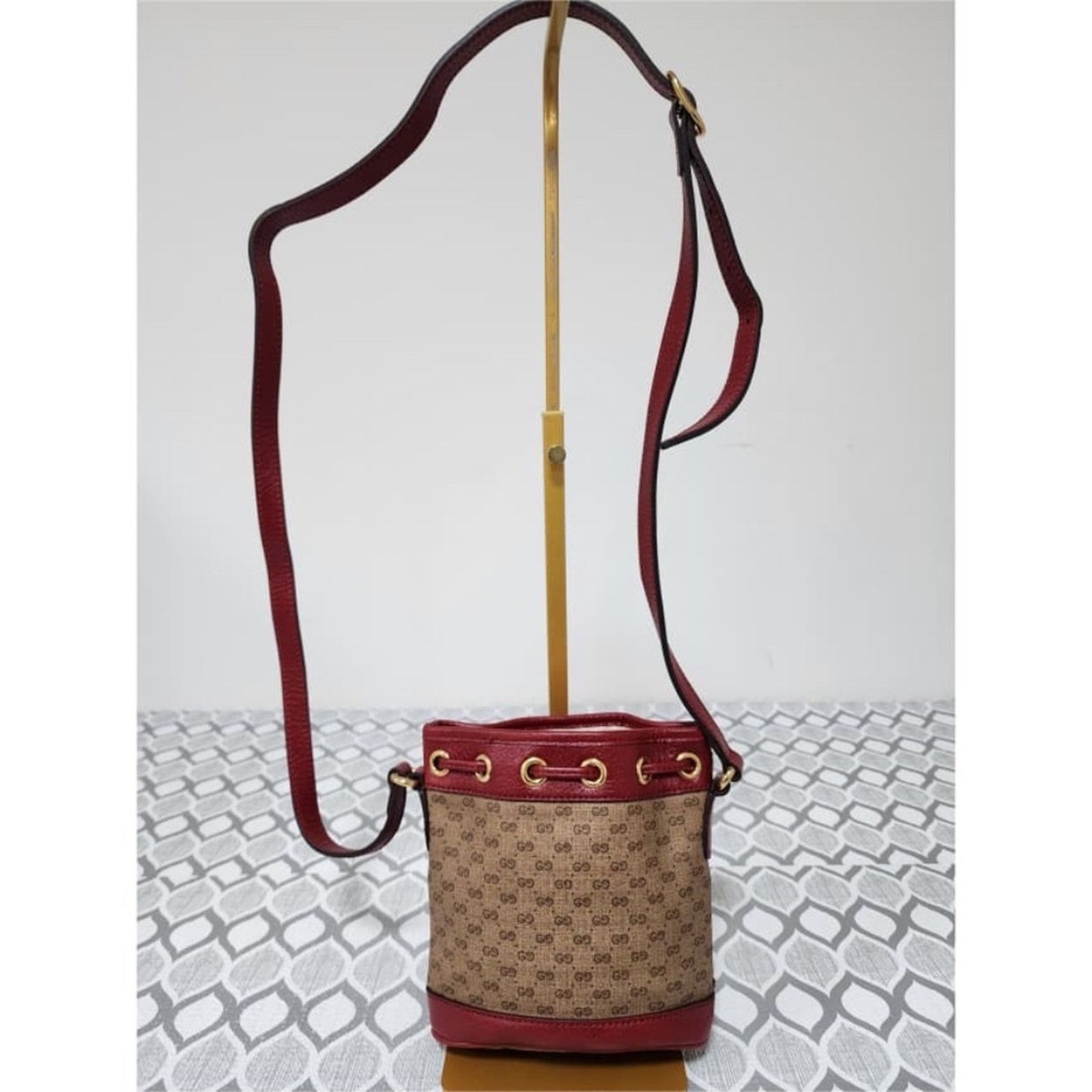 Gucci Auth Gucci Doraemon x Gucci Coated Canvas Bucket Bag Mini Size ONE SIZE - 4 Thumbnail