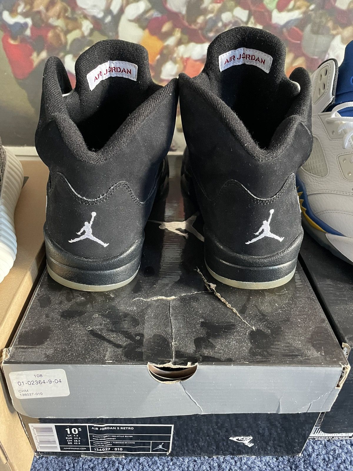 Jordan Brand Jordan Retro 5 Metallic 2011 sz10.5 Size US 10.5 / EU 43-44 - 4 Thumbnail