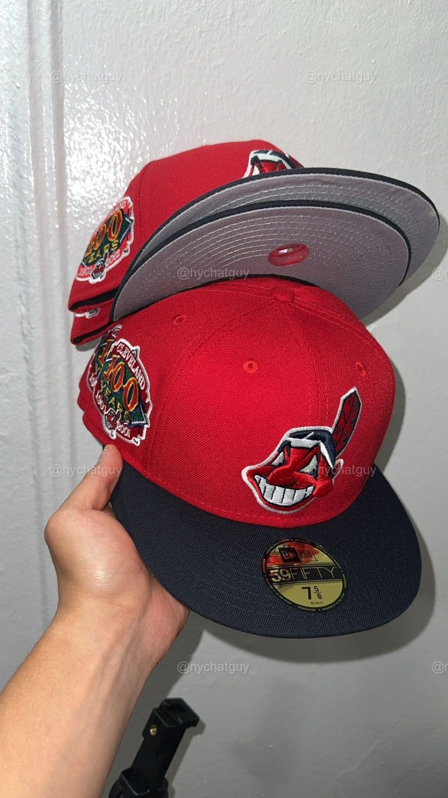 New Era 59fifty Cleveland Indians fitted hat