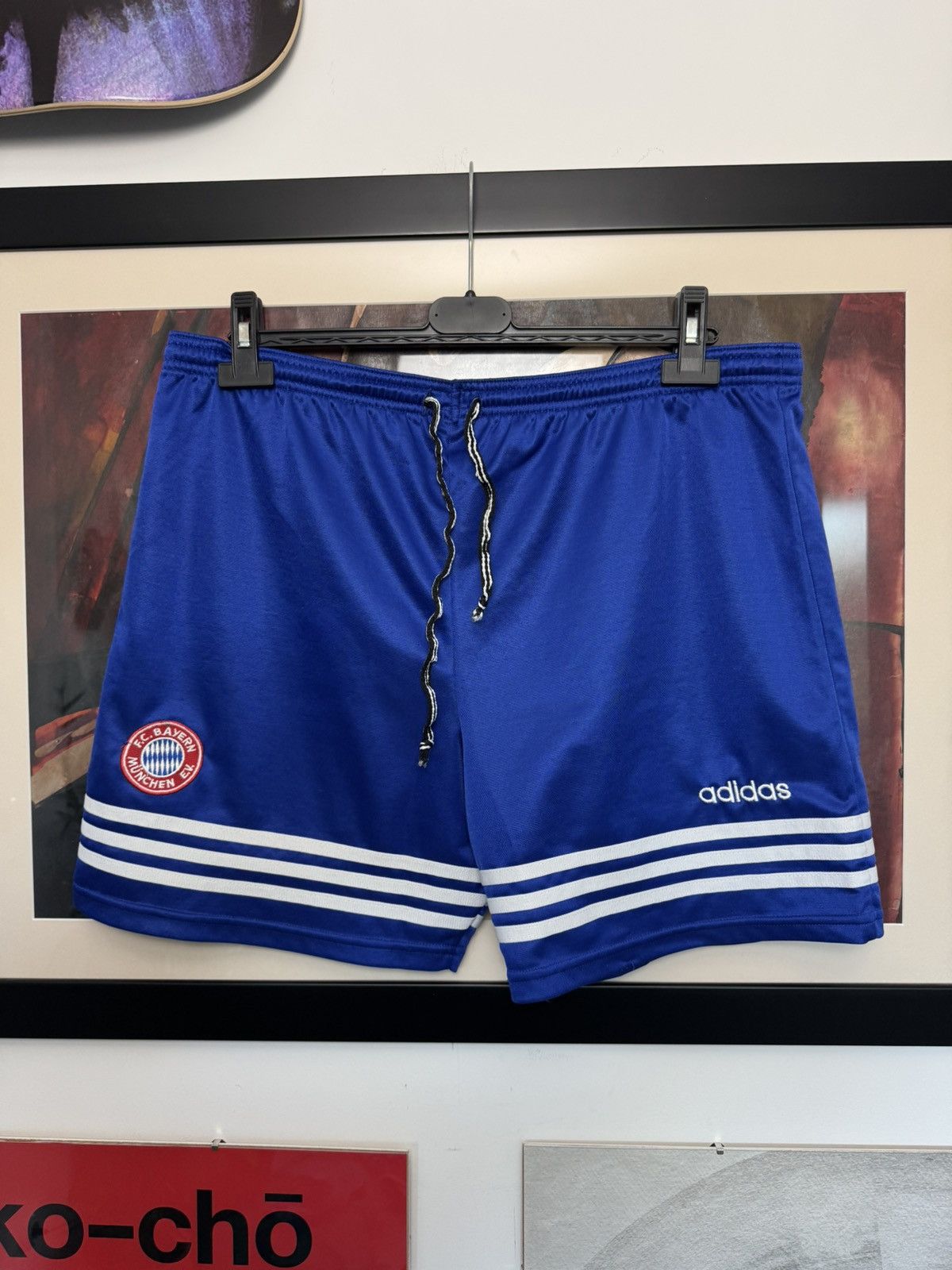Adidas Bayern Monachium Vintage 90s Soccer Football Shorts