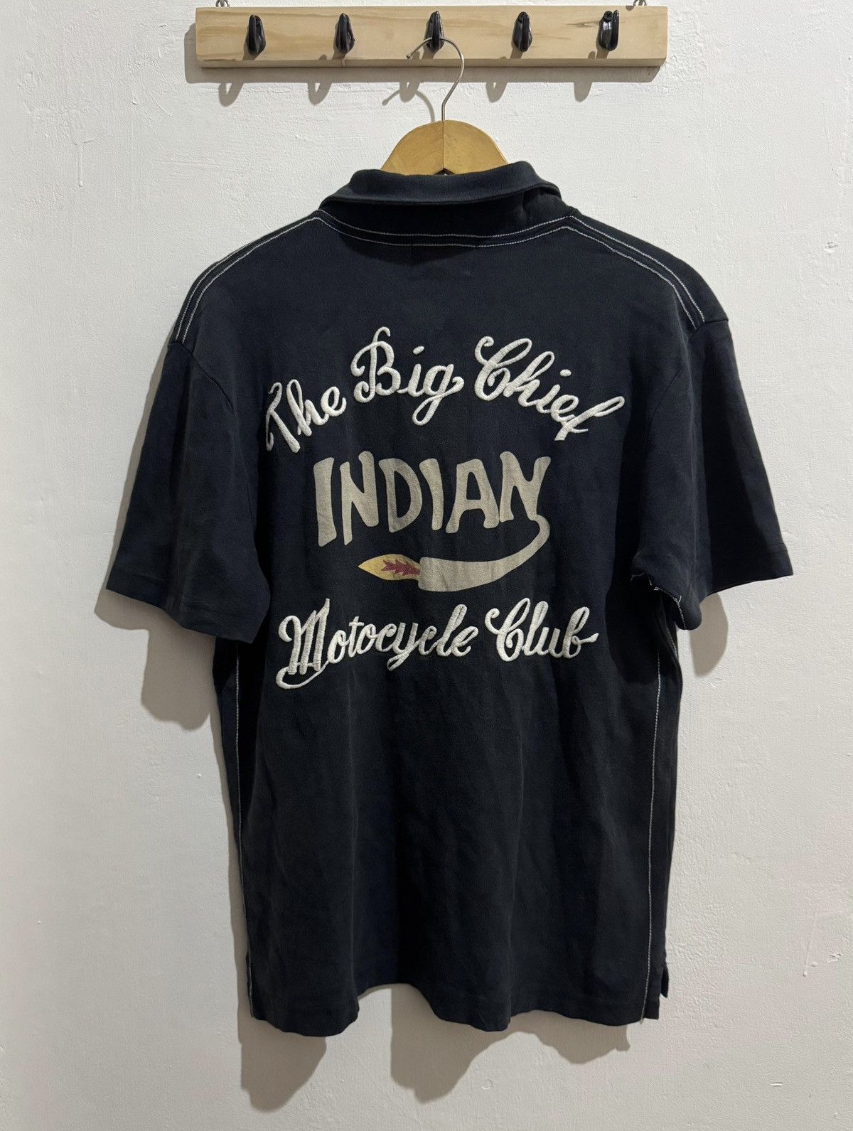 Toyo Enterprises Y2k Indian Motorcyle ifsixwasnine polo tshirt Size US L / EU 52-54 / 3 - 4 Thumbnail