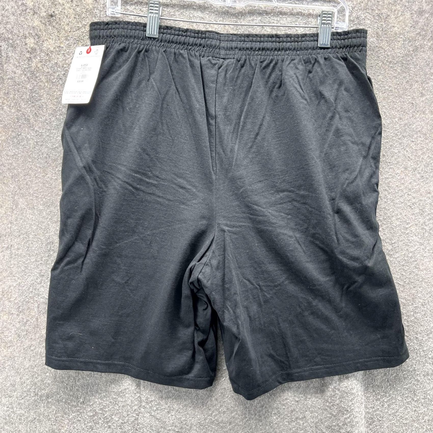 Champion Champion Jersey Shorts Mens XL Black 9 Inch Athletic Gym Drawstring Pockets Size US XL / EU 56 / 4 - 2 Thumbnail