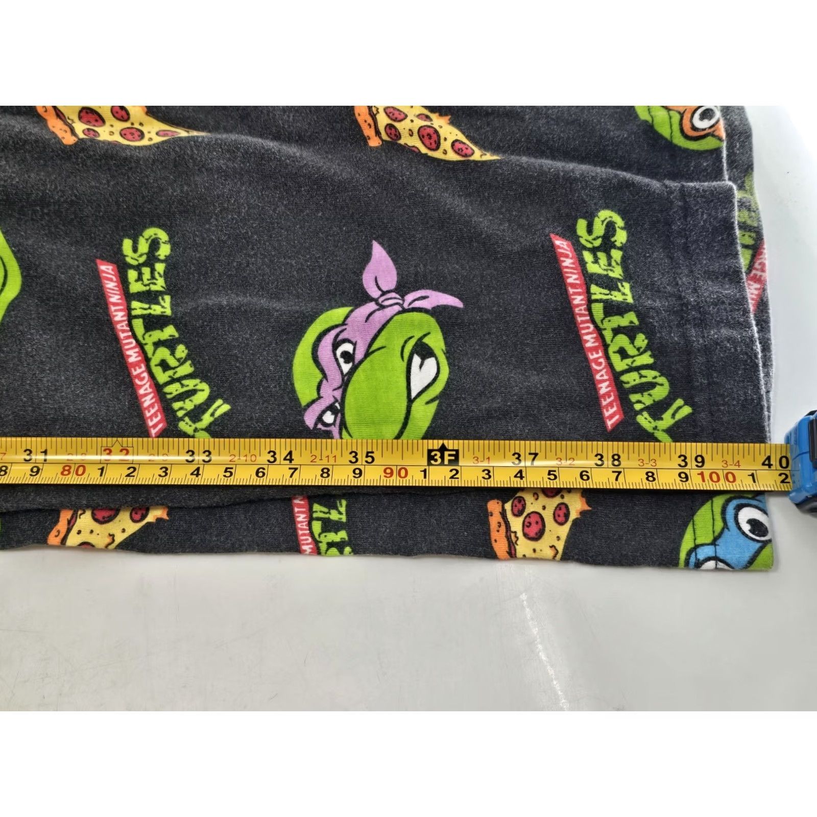 Nickelodeon Nickelodeon Teenage Mutant Ninja Turtles Men's Graphic Print Sleep Pants M Black Size US 31 - 4 Thumbnail