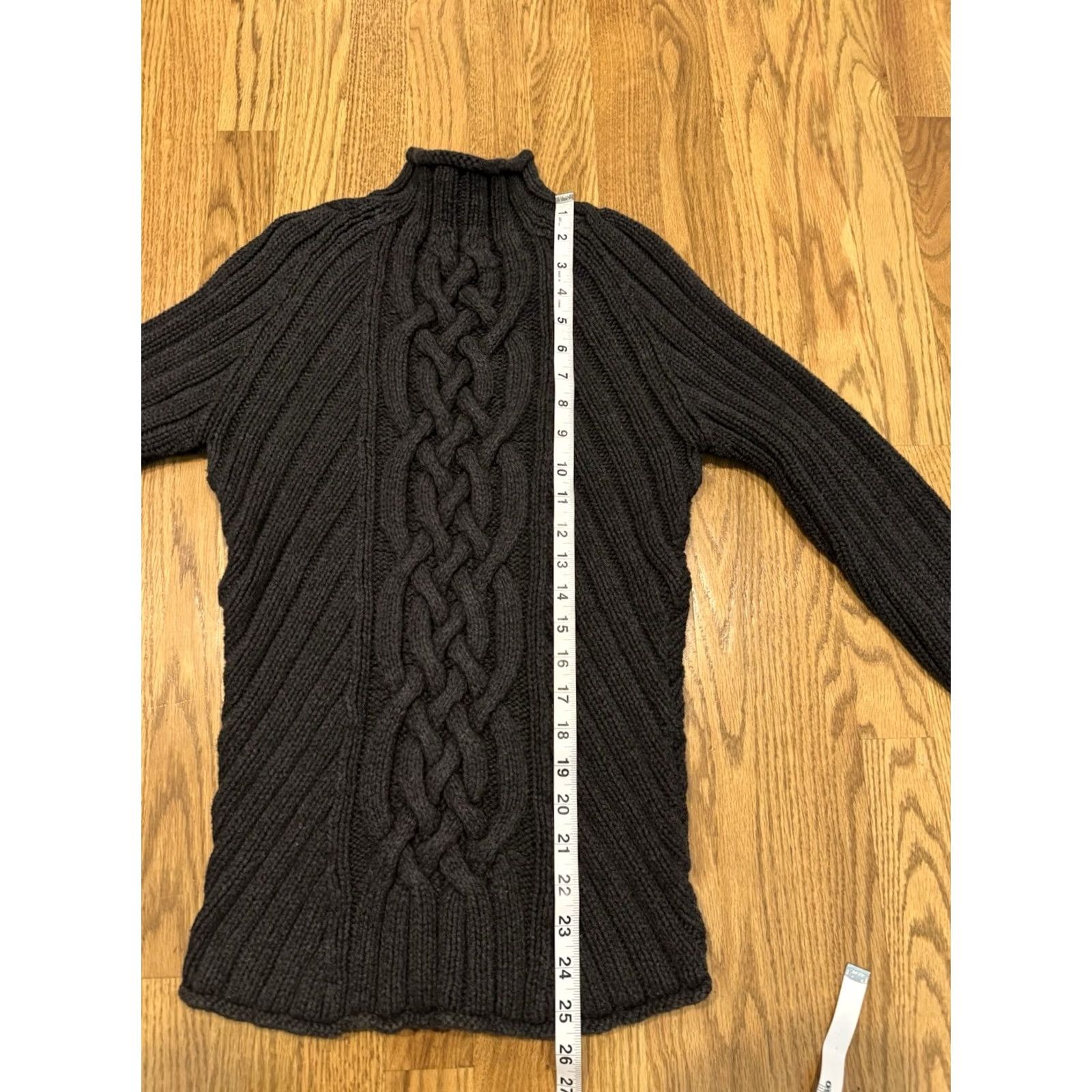Gap VINTAGE Gap Cable Knit Pullover Roll Neck Slim Sweater Women’s Size M Cotton Gray Pullover Knit Rolⅼ Neck Womens Slim Cotton Gray 90s (if applicable) Size M / US 6-8 / IT 42-44 - 6 Thumbnail