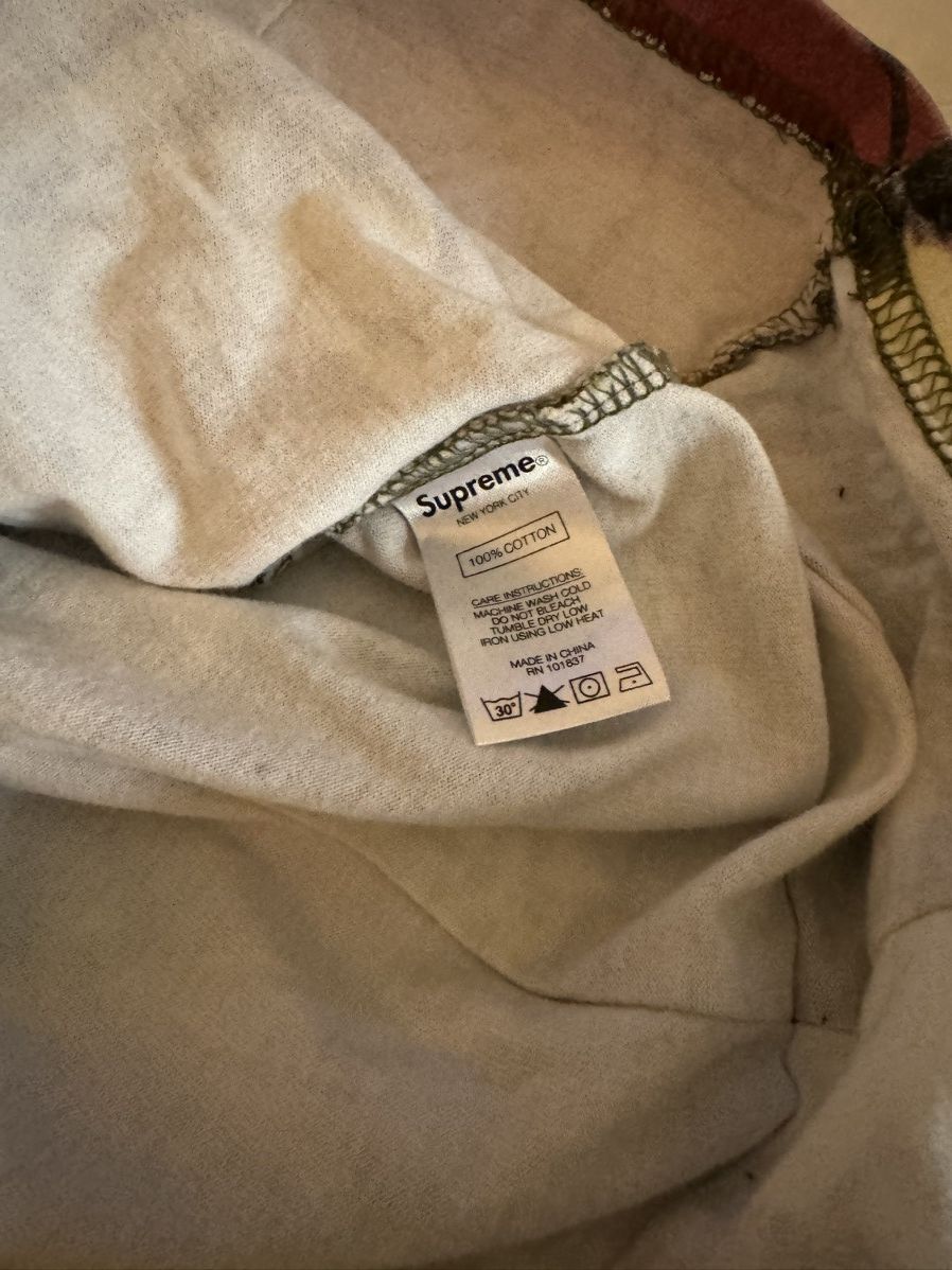 Supreme Mosaic patchwork long sleeve supreme size small