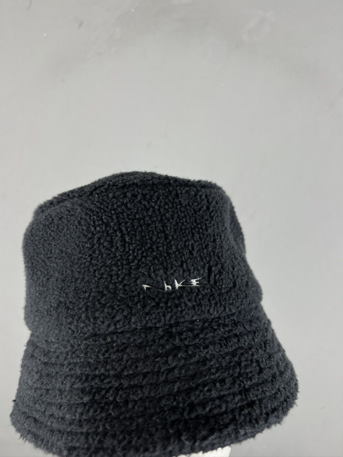 Nike × Vintage Vintage Nike Pile Fleece Bucket Hat Sherpa Y2K Size ONE SIZE - 7 Thumbnail