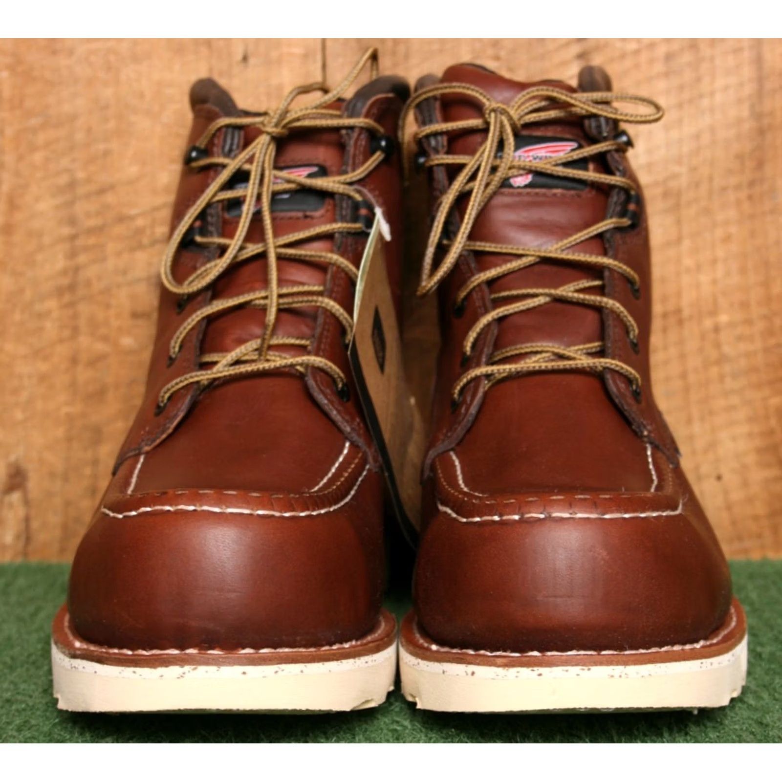 Red Wing Men Size 9.5D Brown Distressed Leather Ankle Work Boot Men main image 3