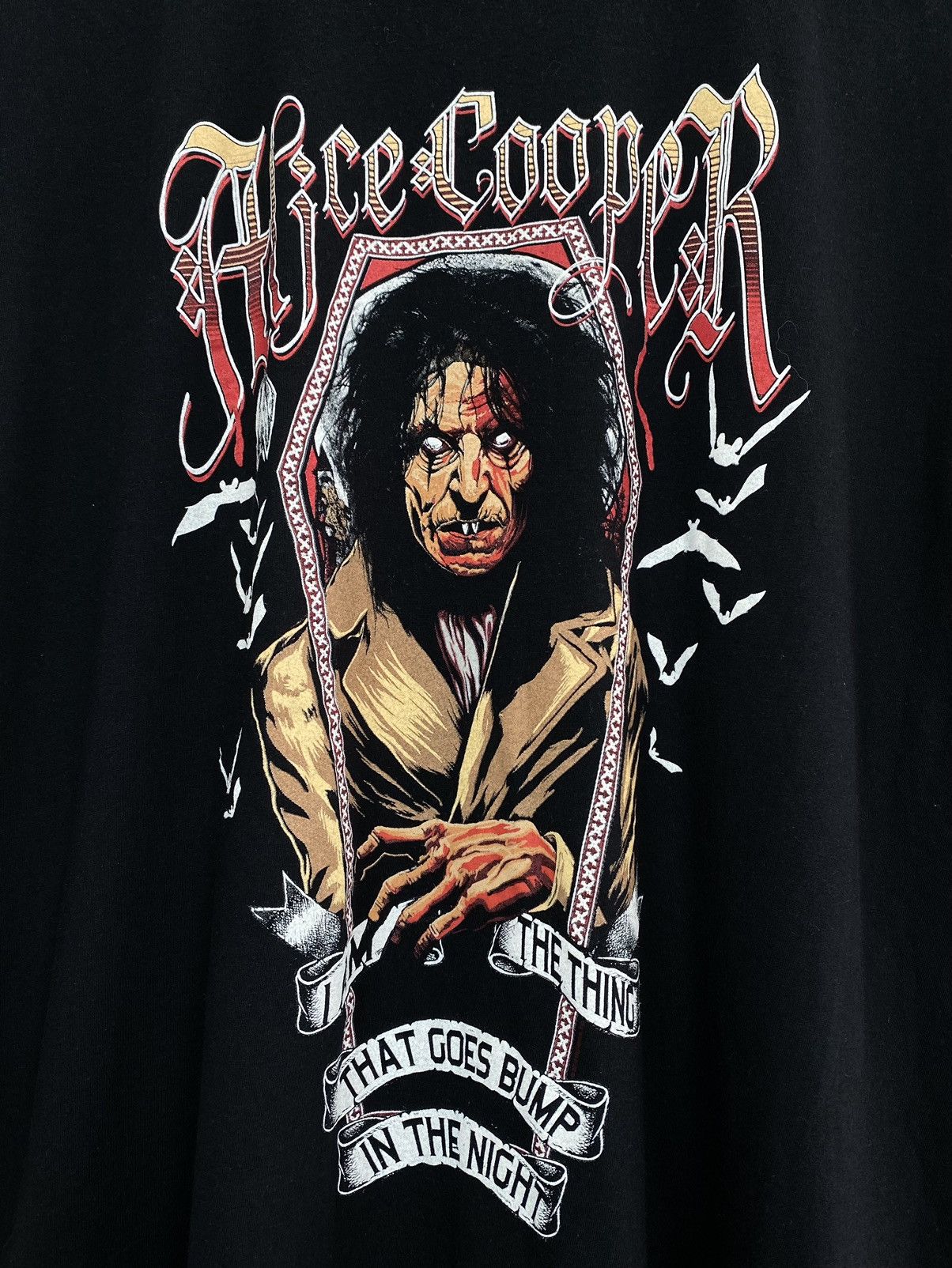 Designer Alice Cooper The Thing That Goes Bump In The Night T-Shirt Size US XL / EU 56 / 4 - 3 Thumbnail