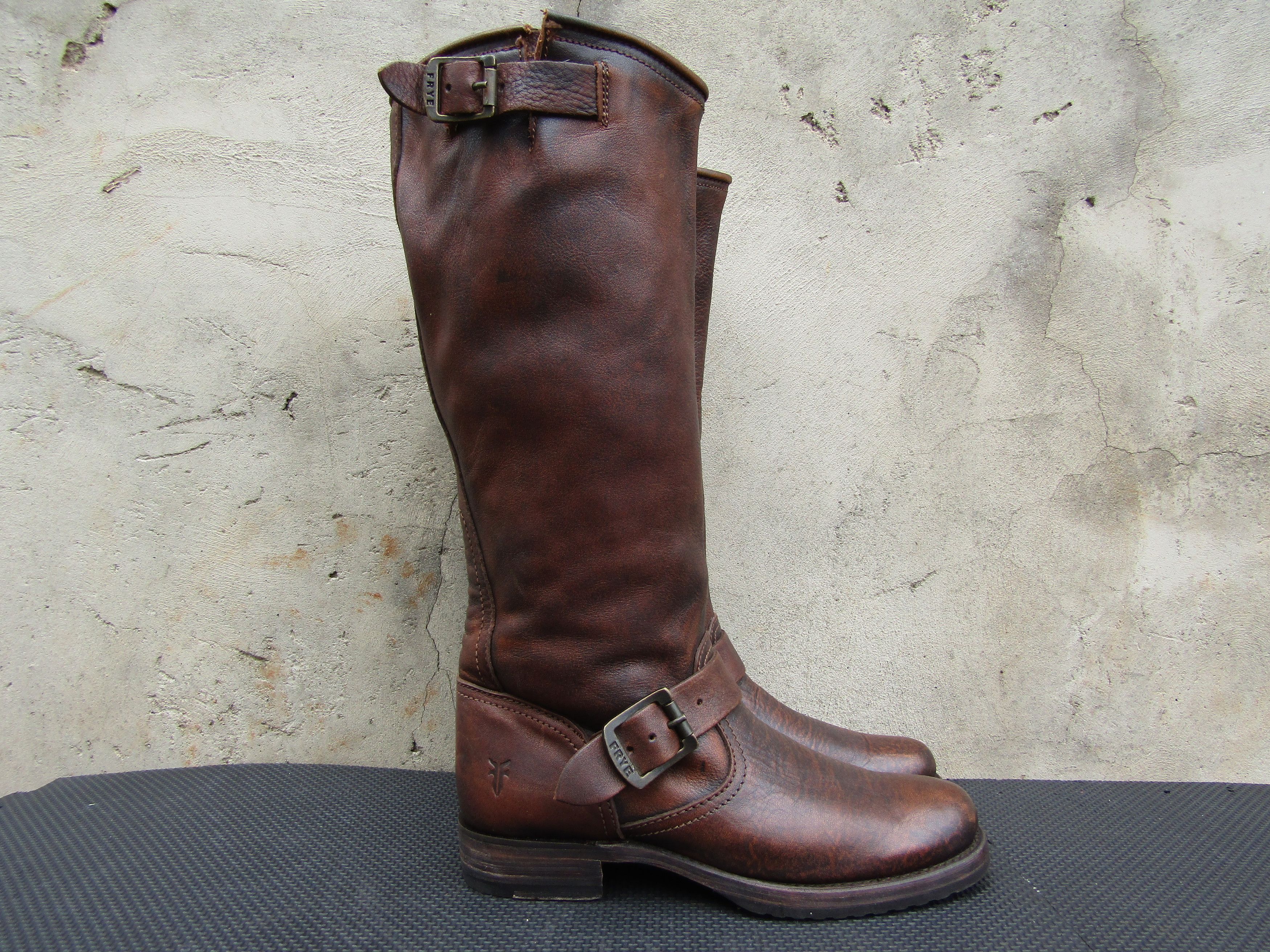 Frye FRYE Boots Womens 'Veronica' tall Leather Slouchy Moto Size US 6.5 / IT 36.5 - 6 Thumbnail