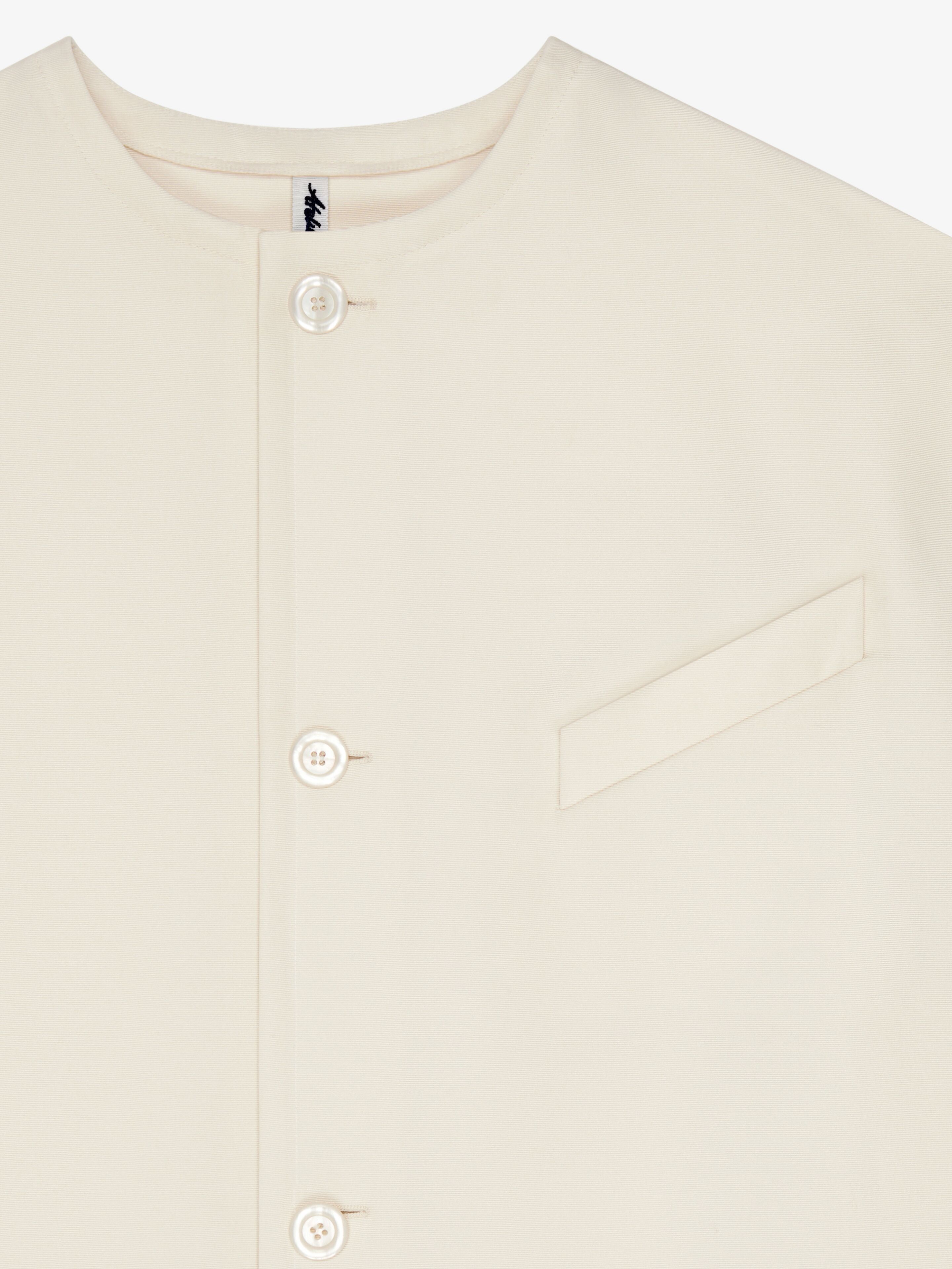 Givenchy o1w1db10925 Long Sleeves Hubert Blouse in Ivory Size US M / EU 48-50 / 2 - 6 Thumbnail