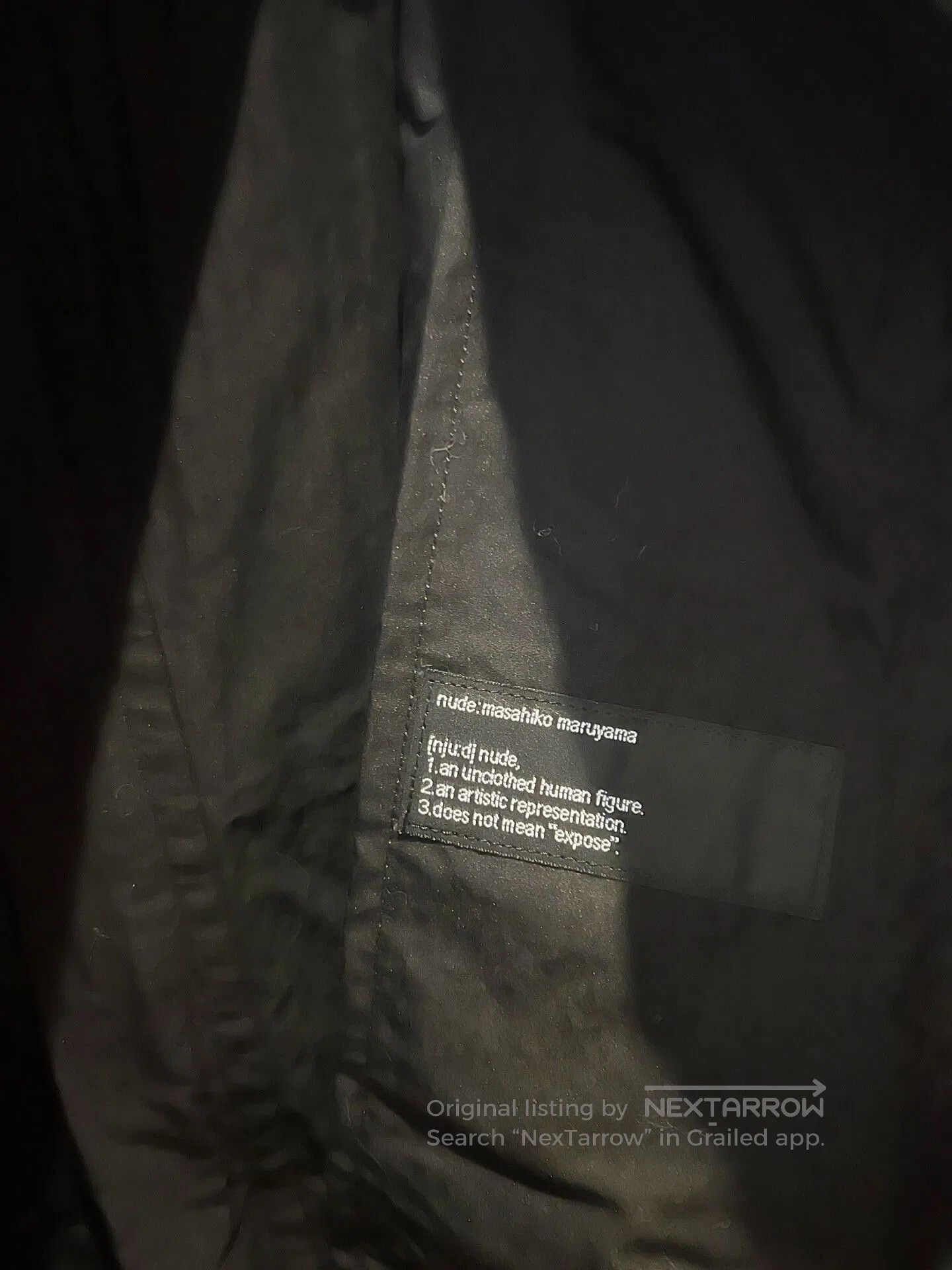 Nude: Masahiko Maruyama Masahiko Maruyama Black Military Coat. Size US S / EU 44-46 / 1 - 6 Thumbnail