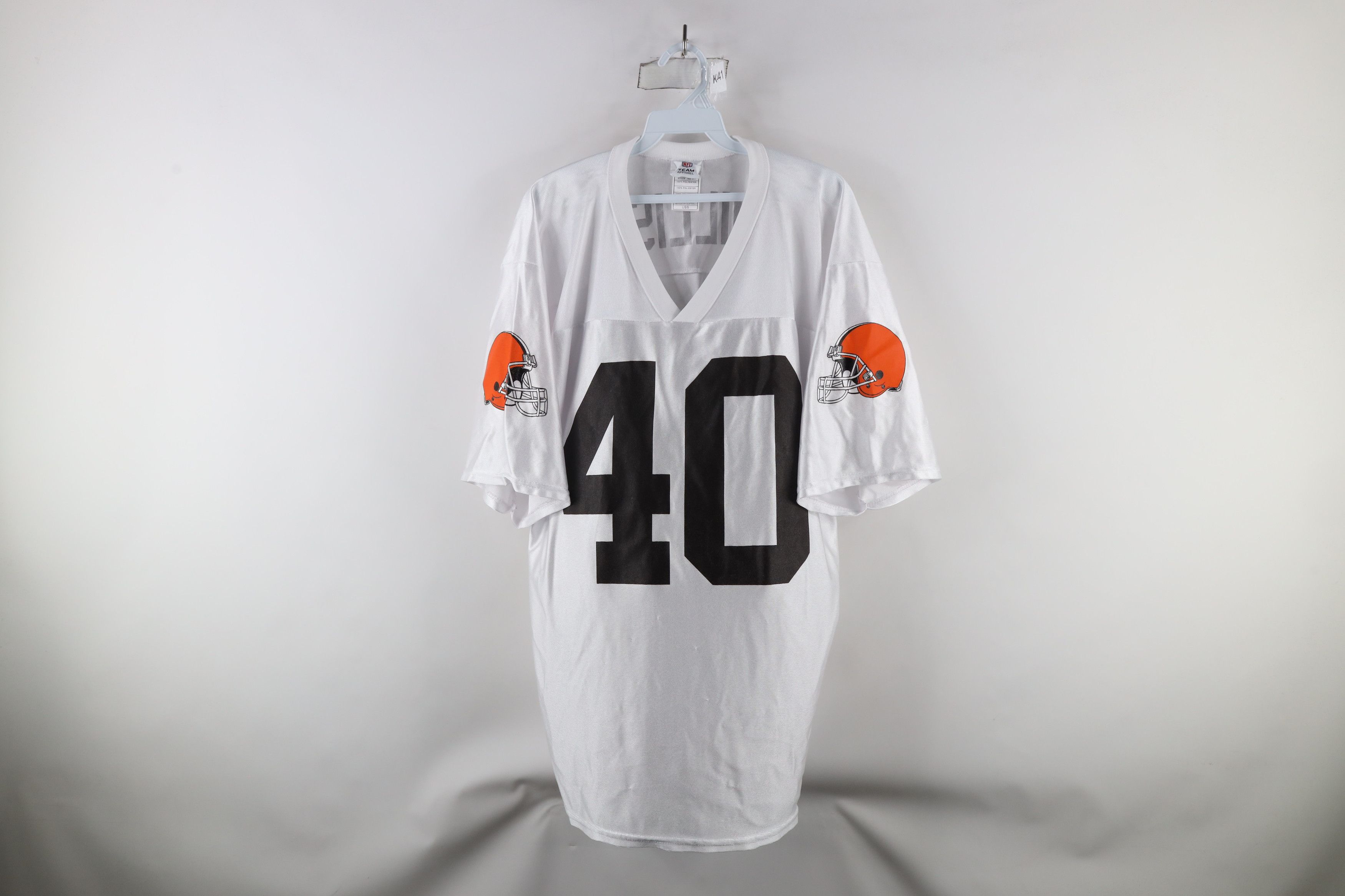 Vintage Vintage Peyton Cleveland Browns Football Jersey White #40 Size US L / EU 52-54 / 3 - 1 Thumbnail