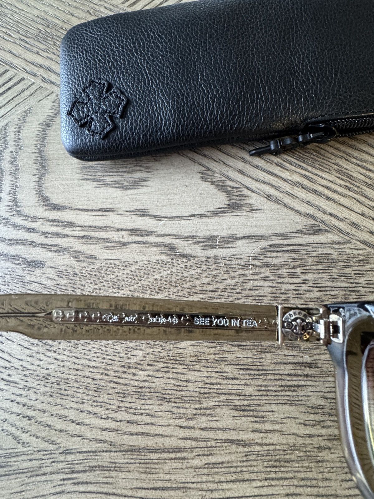 Chrome Hearts Chrome Hearts “See You In Tea” Olive Glasses Size ONE SIZE - 4 Thumbnail