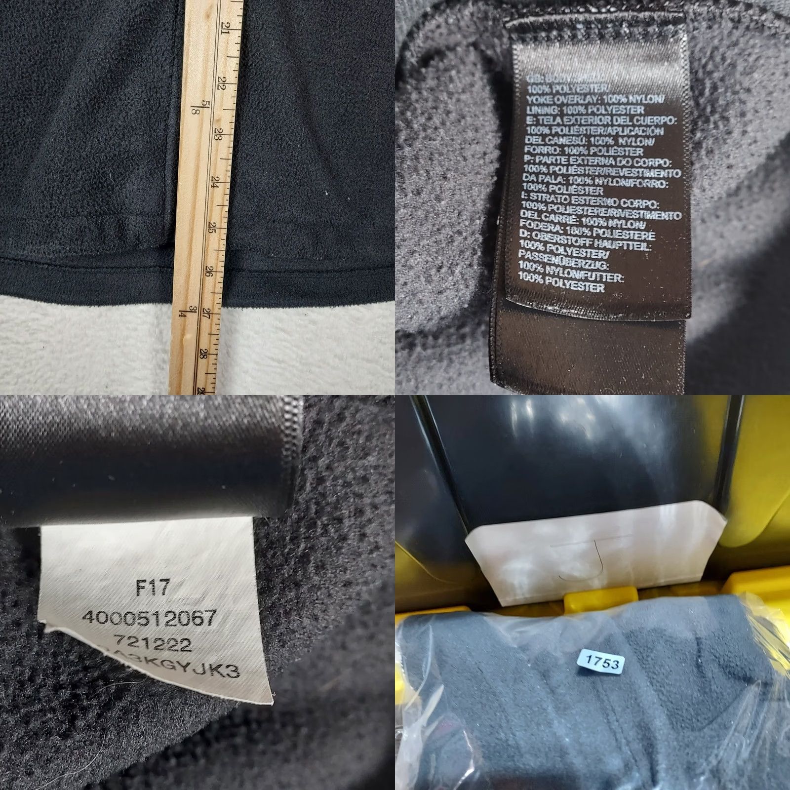 The North Face The North Face Fleece Jacket Mens Medium Black Full Zip Outdoor Pockets Regular Fit Men's Jacket Winter Fall Spring Size US M / EU 48-50 / 2 - 8 Thumbnail