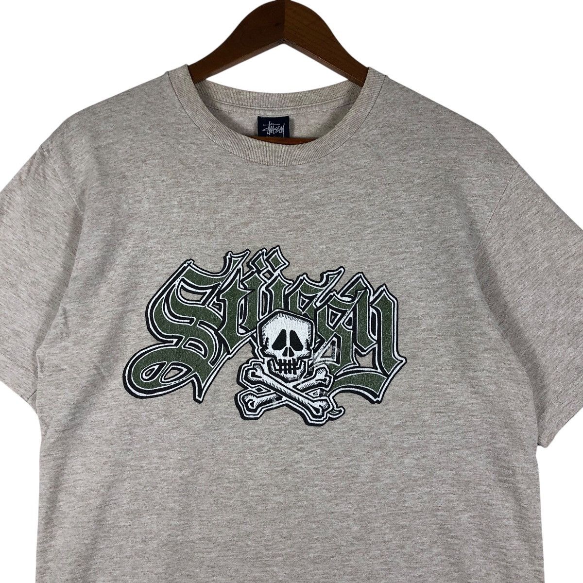Stussy STUSSY Vintage Gothic Big Logo T-Shirt Size US M / EU 48-50 / 2 - 2 Thumbnail