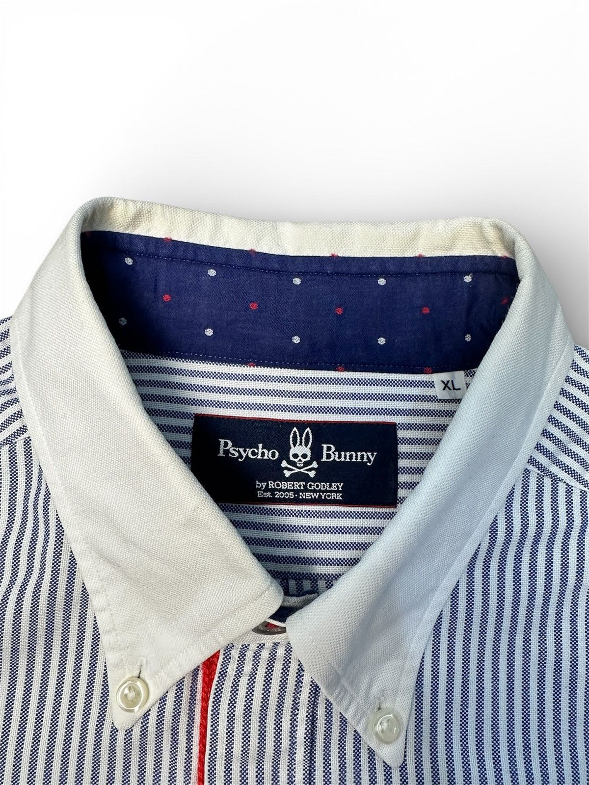 Psycho Bunny Psycho Bunny Longsleeve Striped Button-down shirt Size US L / EU 52-54 / 3 - 2 Thumbnail