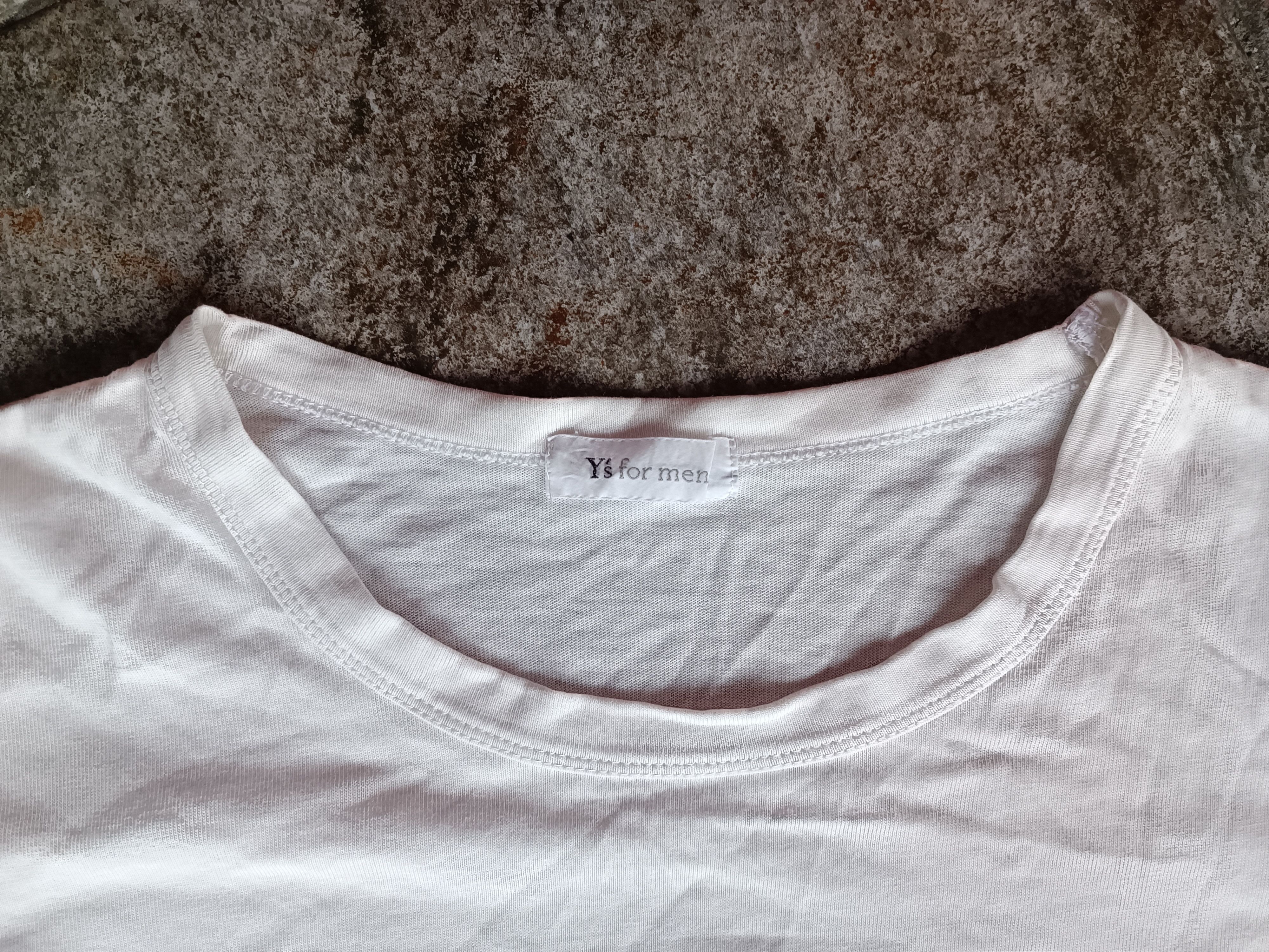 Yohji Yamamoto Vtg ​Y’s for Men Yohji Yamamoto Tribal Border Graphic Tee Size US L / EU 52-54 / 3 - 3 Thumbnail
