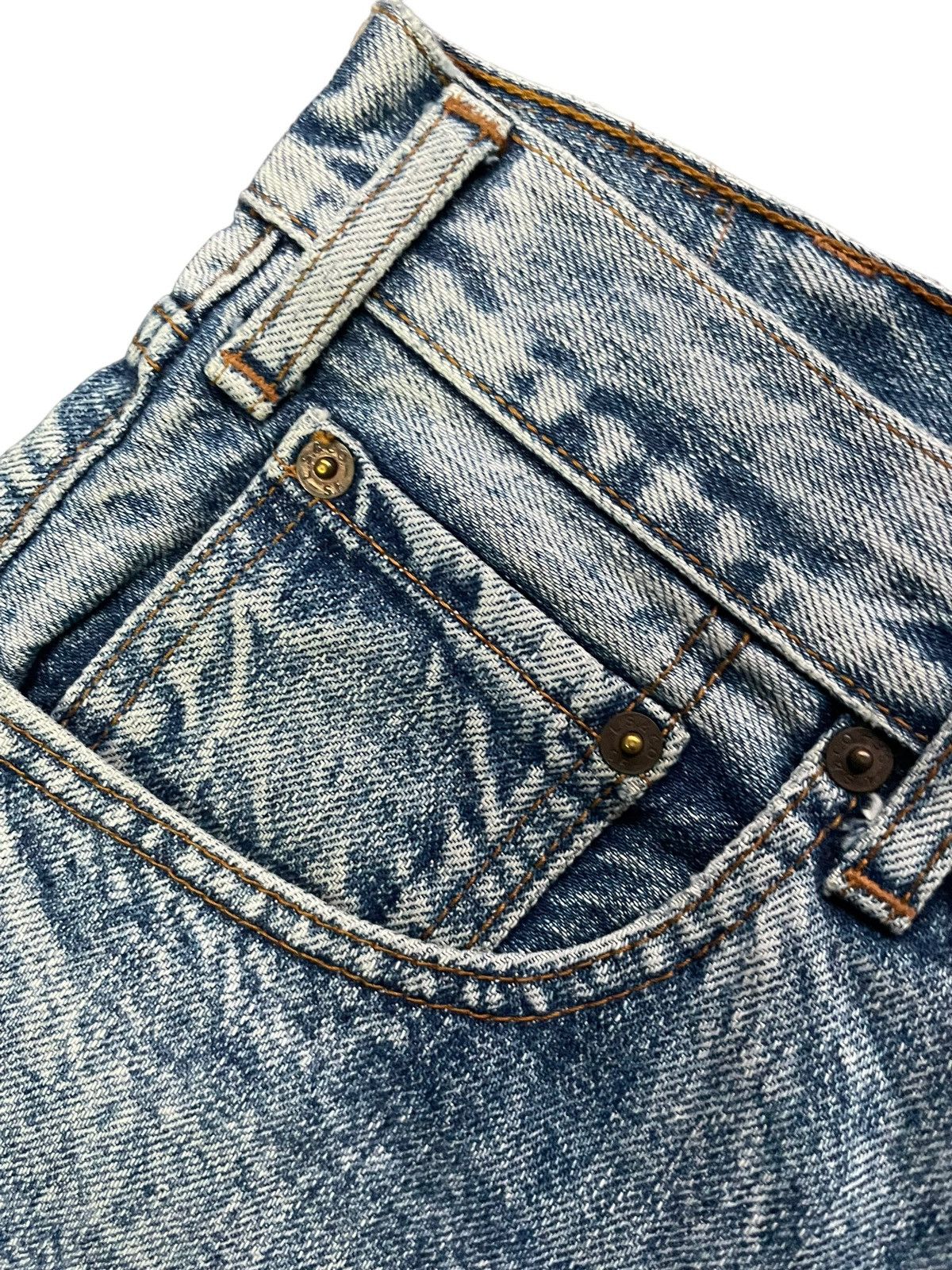 Levi's × Vintage Vintage Levis Lot 701 XX E Selvedge Denim Size US 33 - 6 Thumbnail