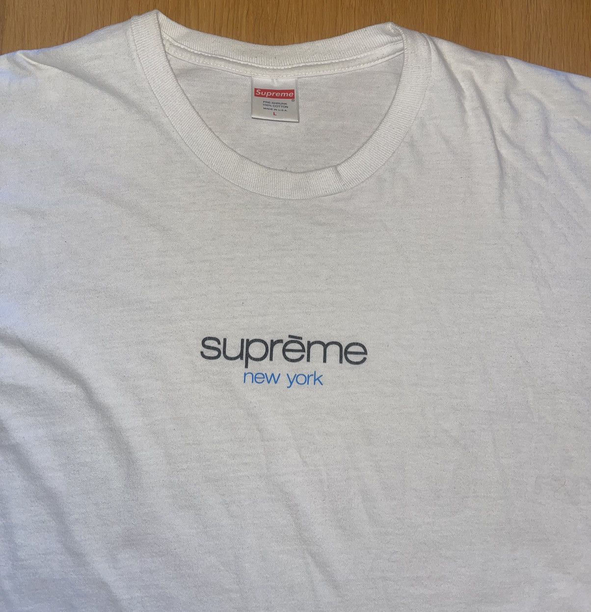 Supreme Supreme Classic Logo Tee Size US L / EU 52-54 / 3 - 2 Thumbnail
