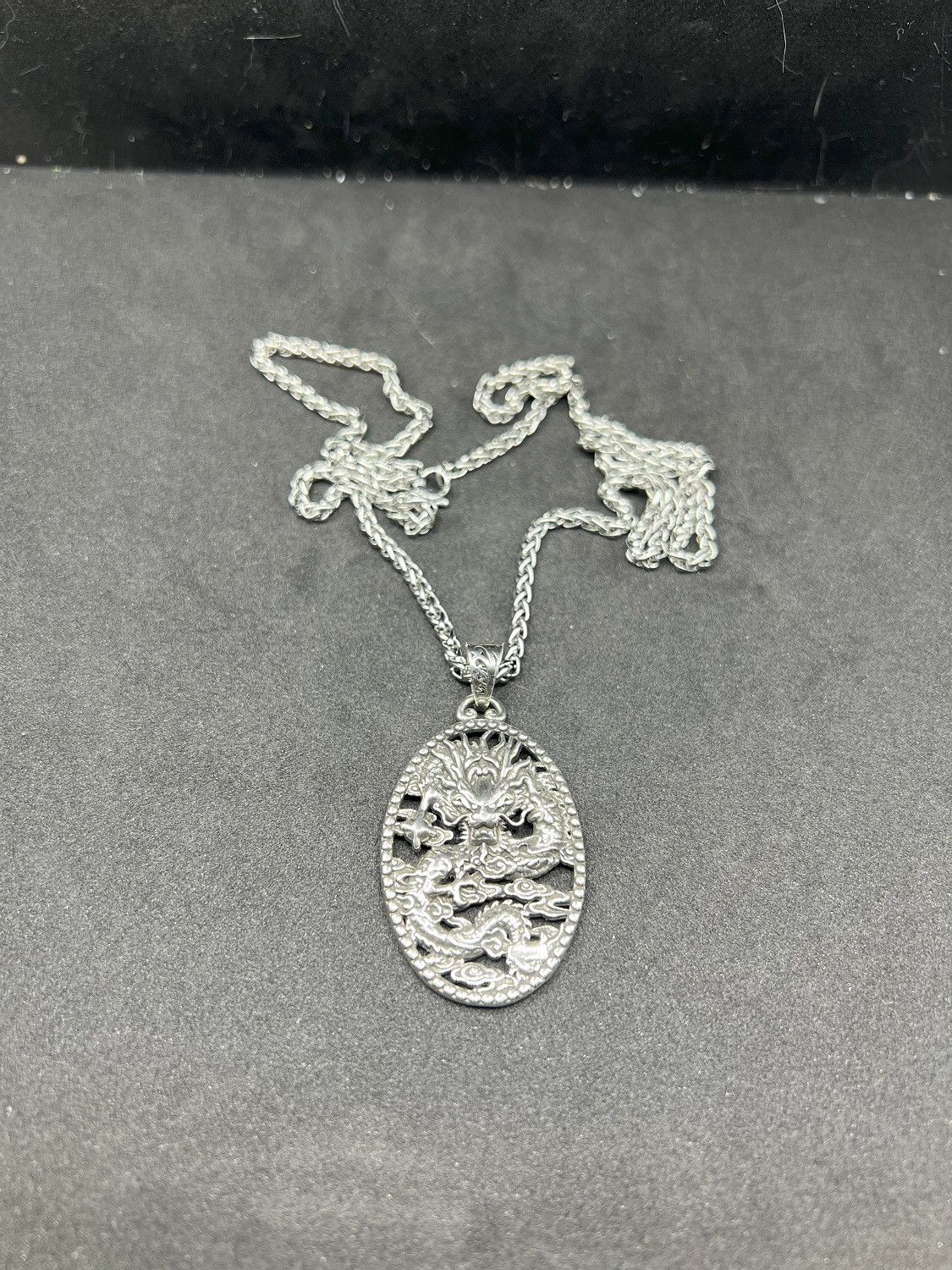 Jewelry Dragon Silver Chain Necklace Size ONE SIZE - 4 Thumbnail