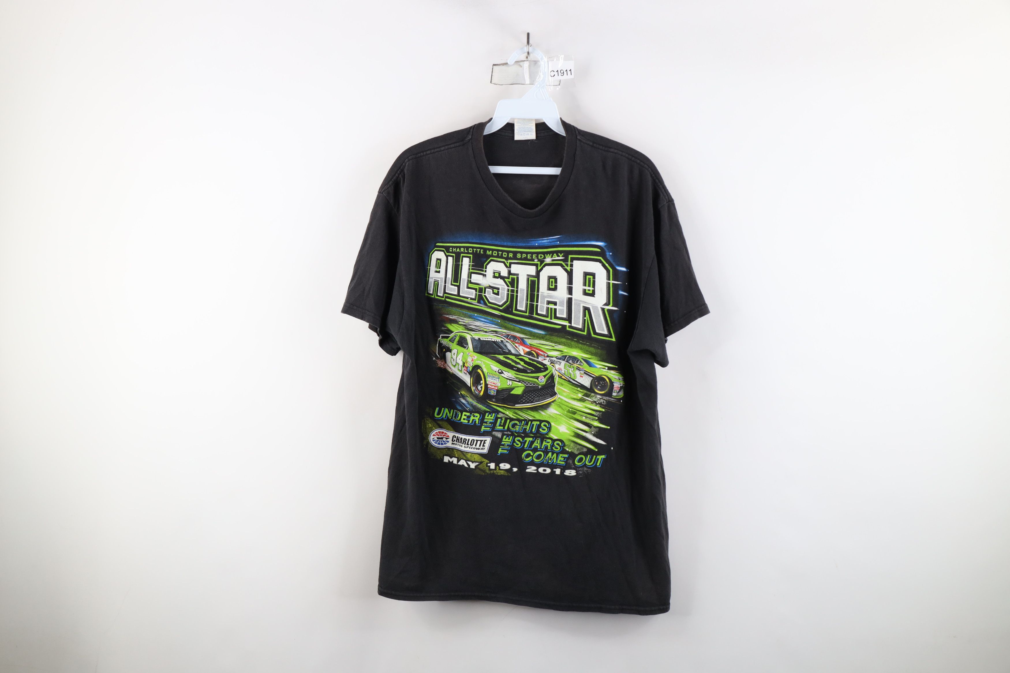 Vintage Vintage Y2K Charlotte Motor Speedway Car Racing T-Shirt Size US L / EU 52-54 / 3 - 1 Thumbnail