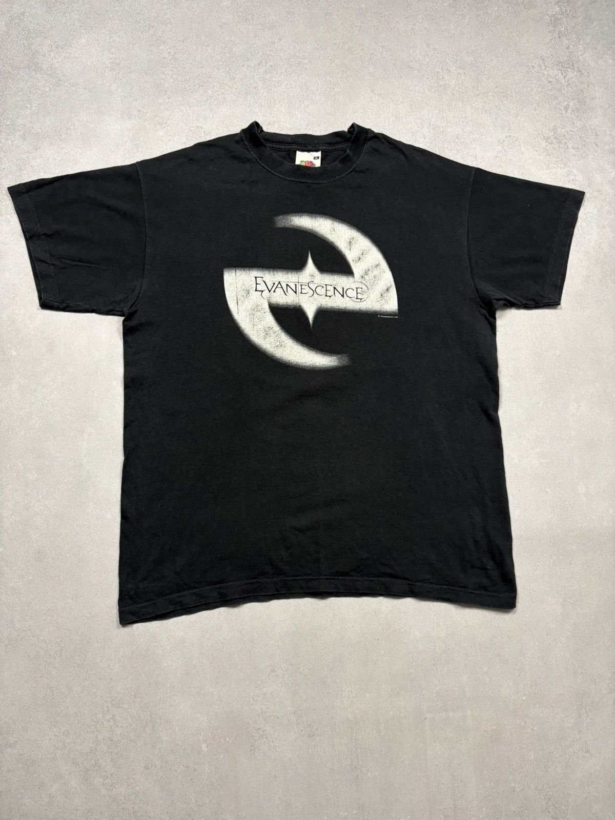 Band Tees Vintage 2003 Evanescence Logo Band T Shirt Black 00s Rock M Size US M / EU 48-50 / 2 - 1 Thumbnail