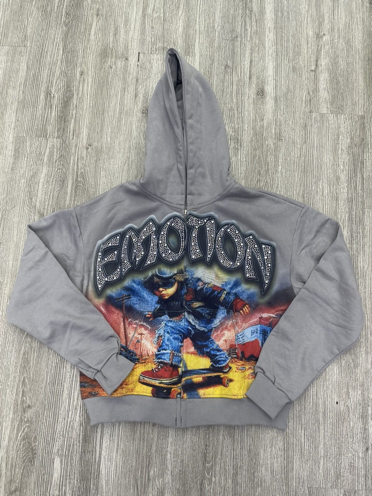 Other Mixed Emotion Skate zip up hoodie grey Size US S / EU 44-46 / 1 - 1 Thumbnail