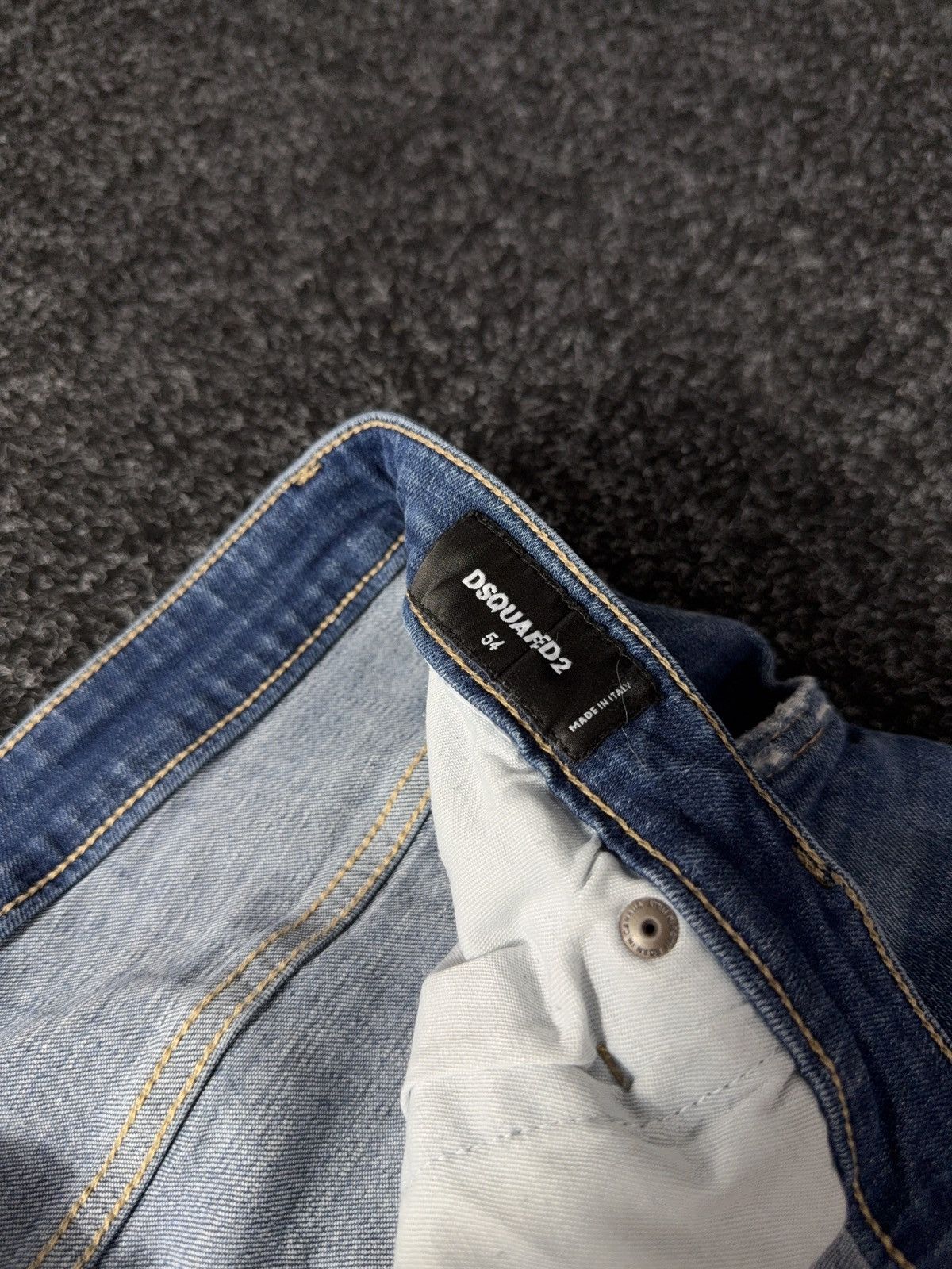 Dsquared2 Dsquared2 Blue Distressed Denim Jeans Men’s pants Size US 37 - 6 Thumbnail