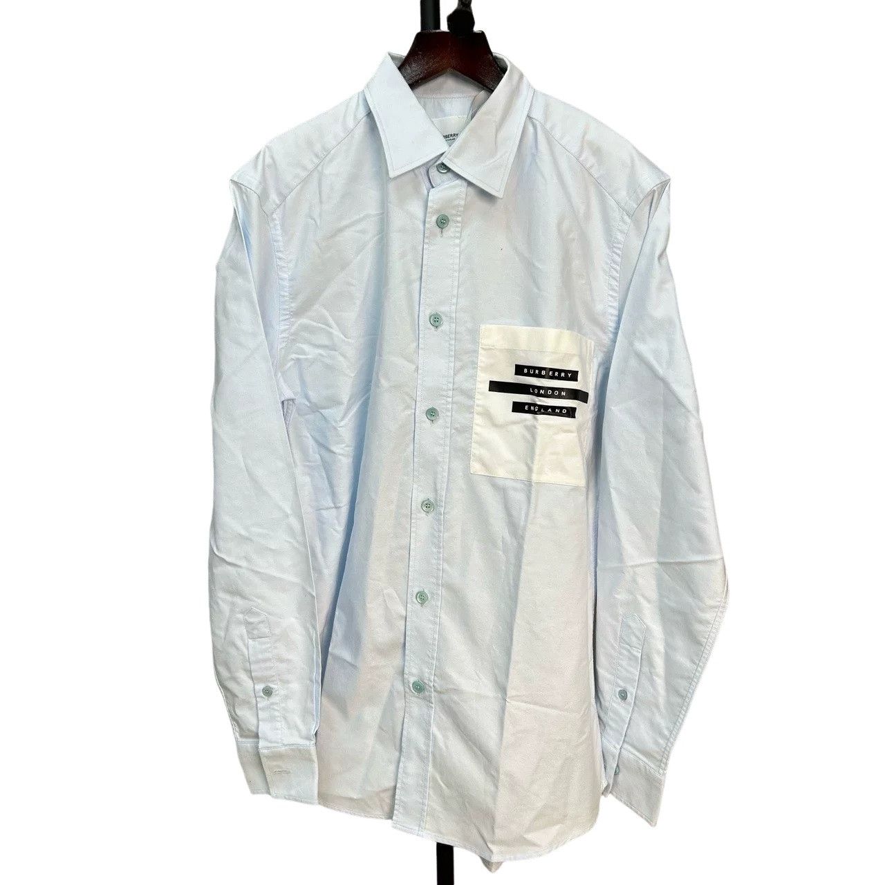 Burberry Burberry Logo Patch Button Up Shirt Size S Size US S / EU 44-46 / 1 - 1 Thumbnail