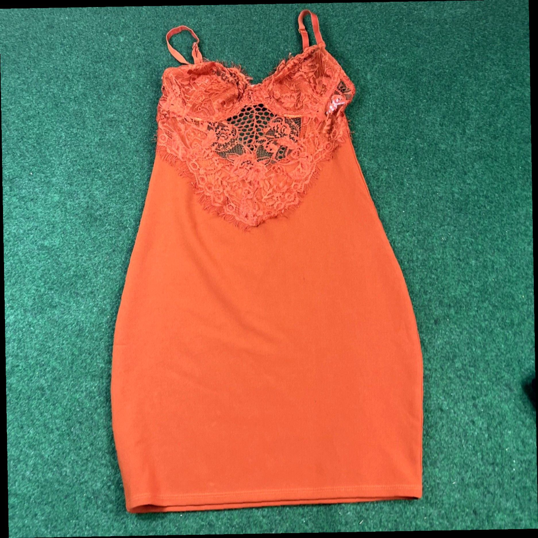 Vintage TICTOC Women Bustier Top Corset Tank Top Orange Size S / US 4 / IT 40 - 1 Thumbnail