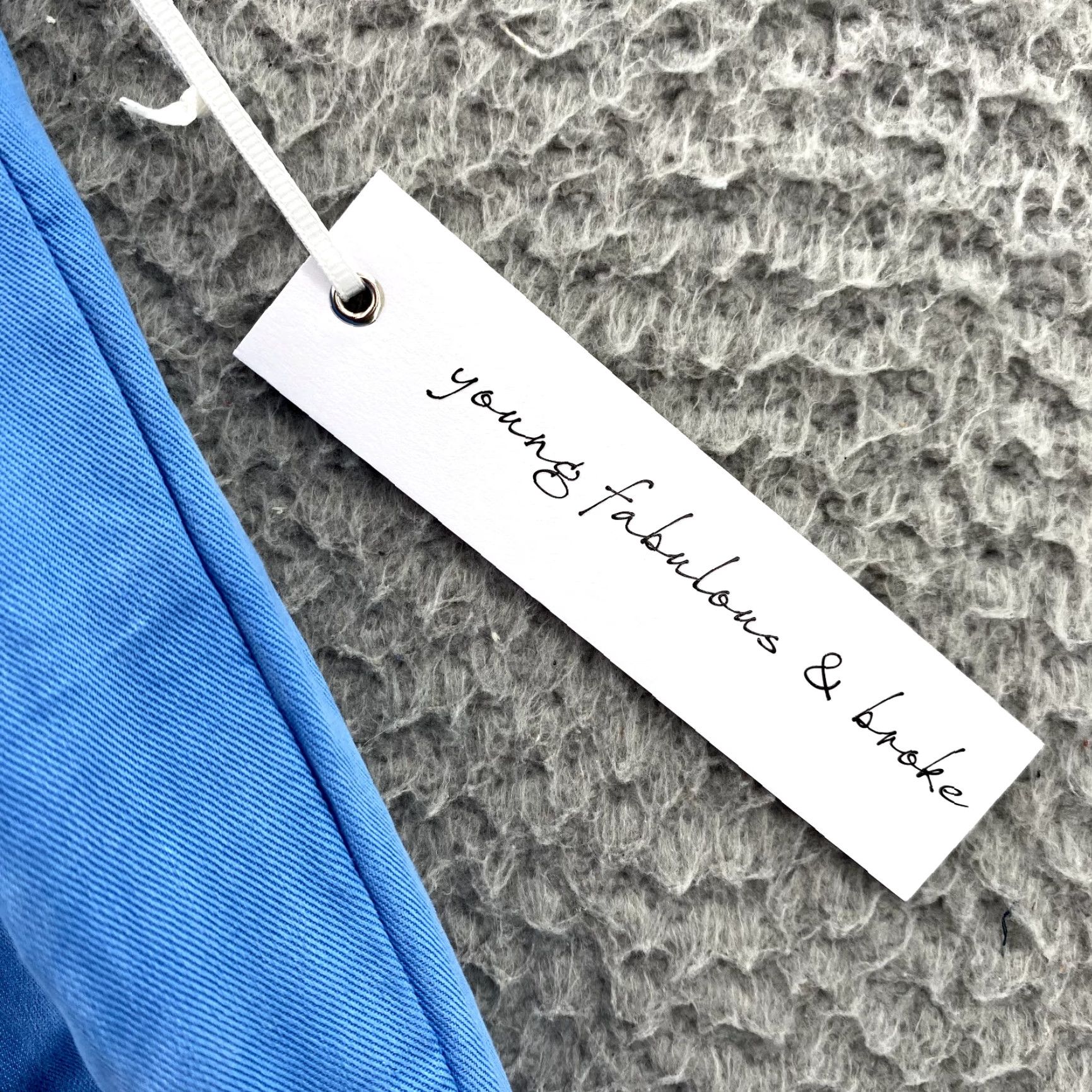 Young Fabulous & Broke VINTAGE Young Fabulous & Broke Linen Blend Pants Women XS Blue Wide-Leg 90s Lagenlook Boho Chic 90s Womens XS Blue Size 26" / US 2 / IT 38 - 3 Thumbnail