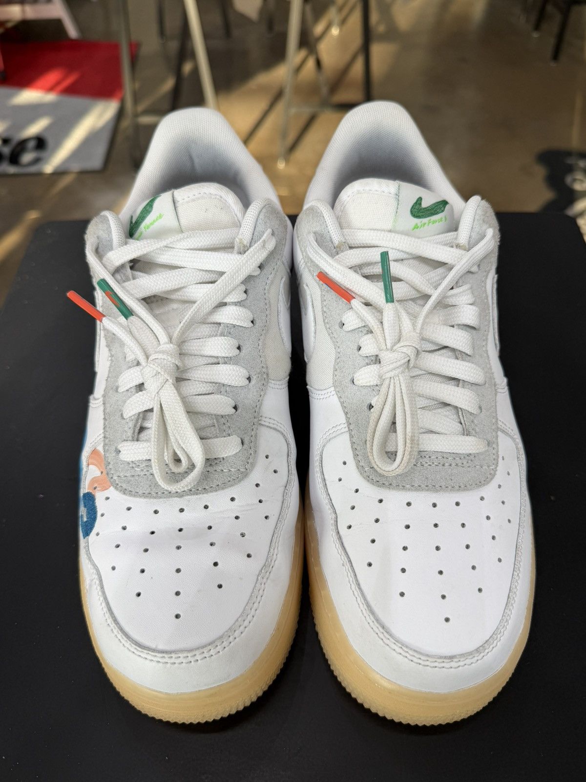 Nike Nike Air Force 1 Low Mayumi Yamase White Size 9 (2021) Size US 9 / EU 42 - 2 Thumbnail