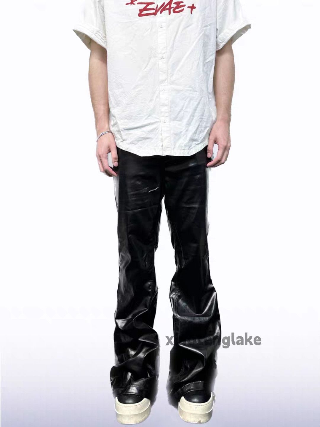 Jean ltx utility wax coated punk bootcut hiphop yuppie jeans Size US 30 / EU 46 - 3 Thumbnail