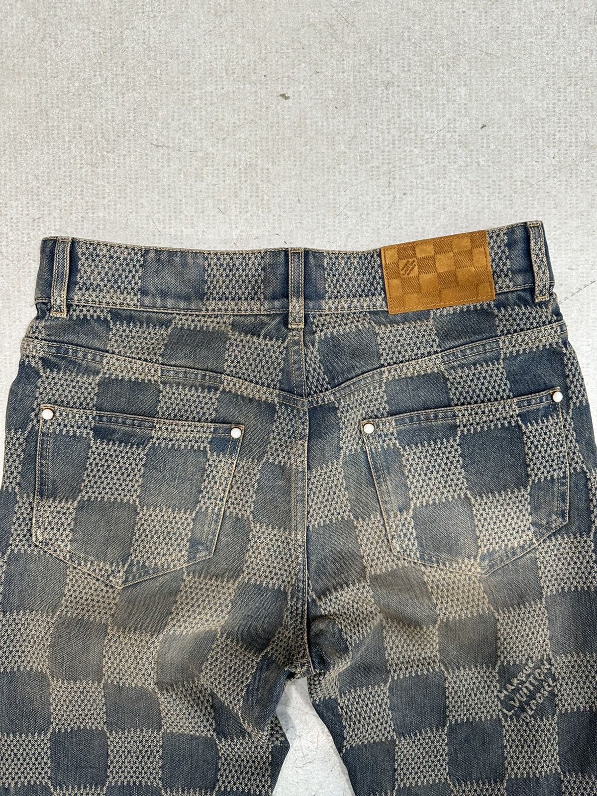 Louis Vuitton Louis Vuitton Damier Flared Jeans Size US 42 / EU 58 - 6 Thumbnail