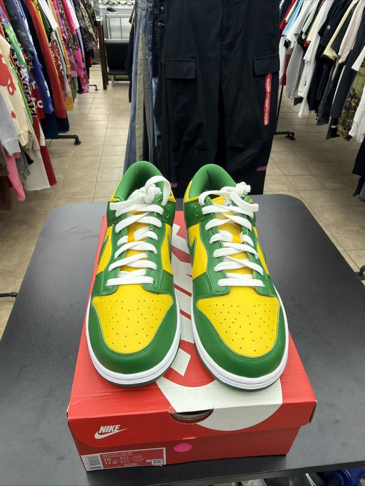 Nike Nike Dunk SP Low Brazil CU1727-700 Size 10 - Brand New Quick Size US 10 / EU 43 - 5 Thumbnail