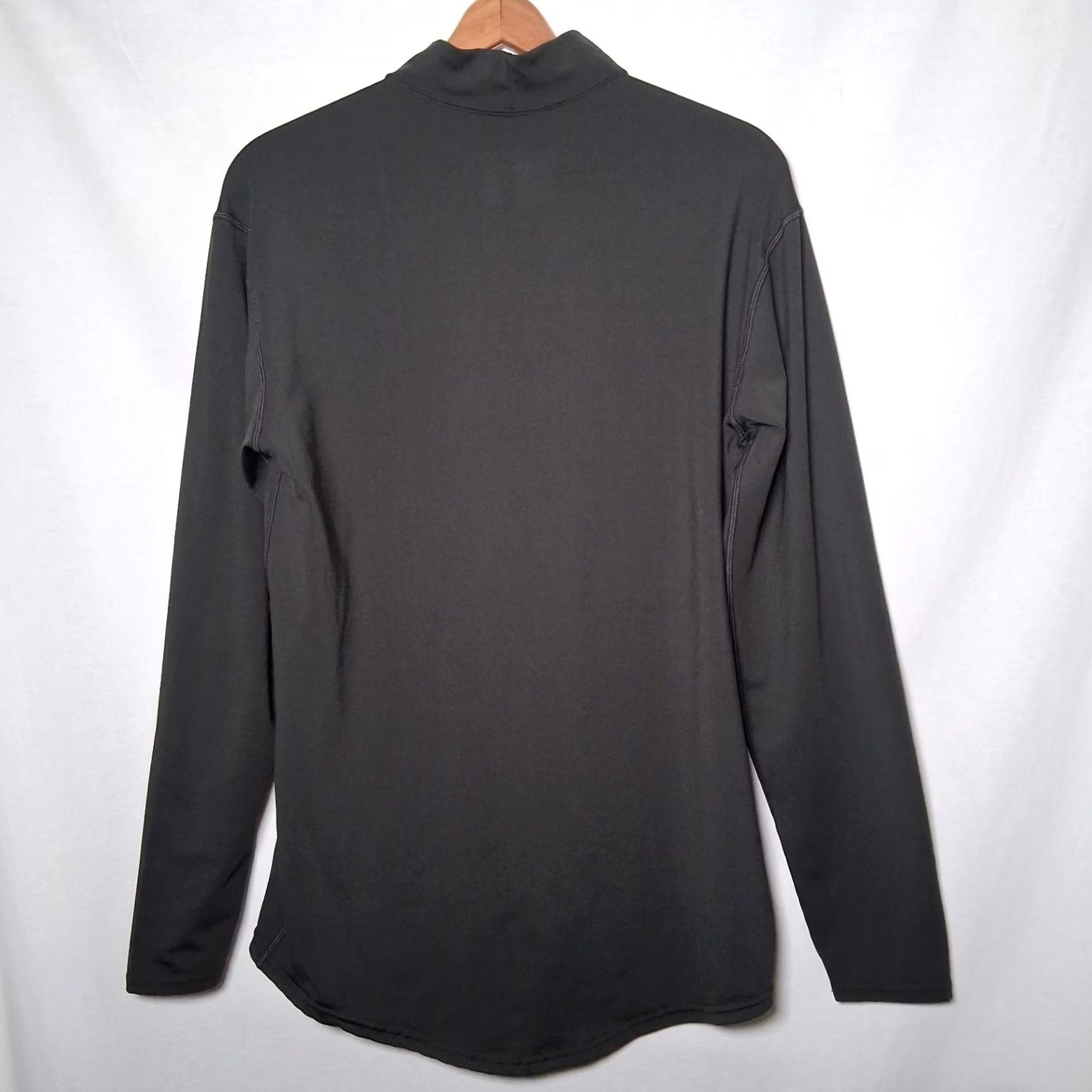 Vintage Polarmax Acclimate Dry Long Sleeve Base Layer Shirt XL Black Mock Neck Technical Moisture Wicking Size US XL / EU 56 / 4 - 2 Thumbnail