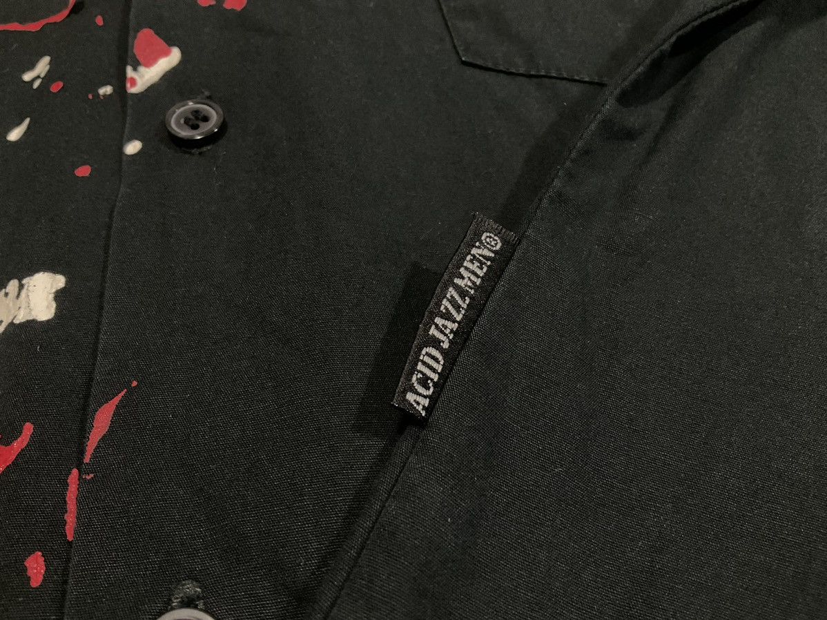 Hysteric Glamour × Japanese Brand × Seditionaries 🔥Sick Y2K Acid Jazz Men Poem Cross Shirt Size US M / EU 48-50 / 2 - 8 Thumbnail