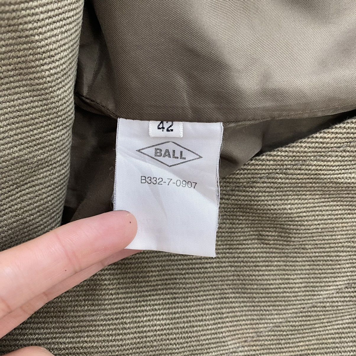 Japanese Brand BALL Japanese Brand Plain Khaki Coat Size US S / EU 44-46 / 1 - 5 Thumbnail