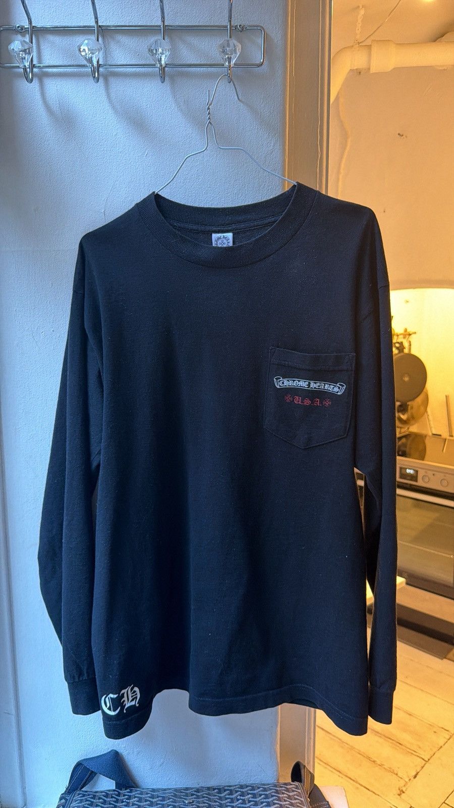 CHROME HEARTS Vintage Long Sleeve T-Shirt - www.benaras.co
