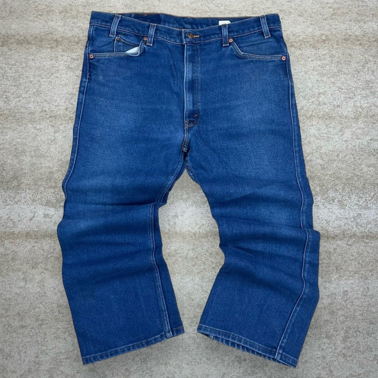 Levi's Vintage 90s Orange Tab Levis Jeans 40x30 Bootcut Dark Wash Size US 40 / EU 56 - 2 Thumbnail
