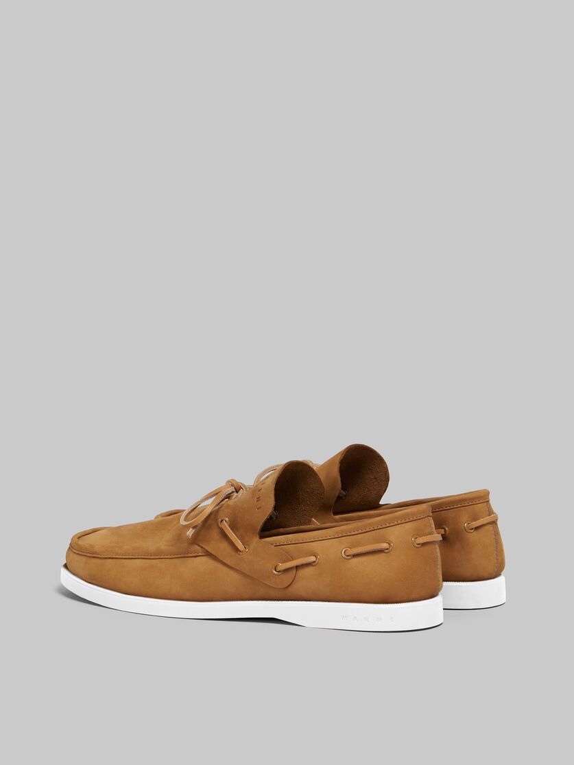 Marni o1w1db10426 Nubuck Boat Loafer in Brown Size US 10 / EU 43 - 4 Thumbnail