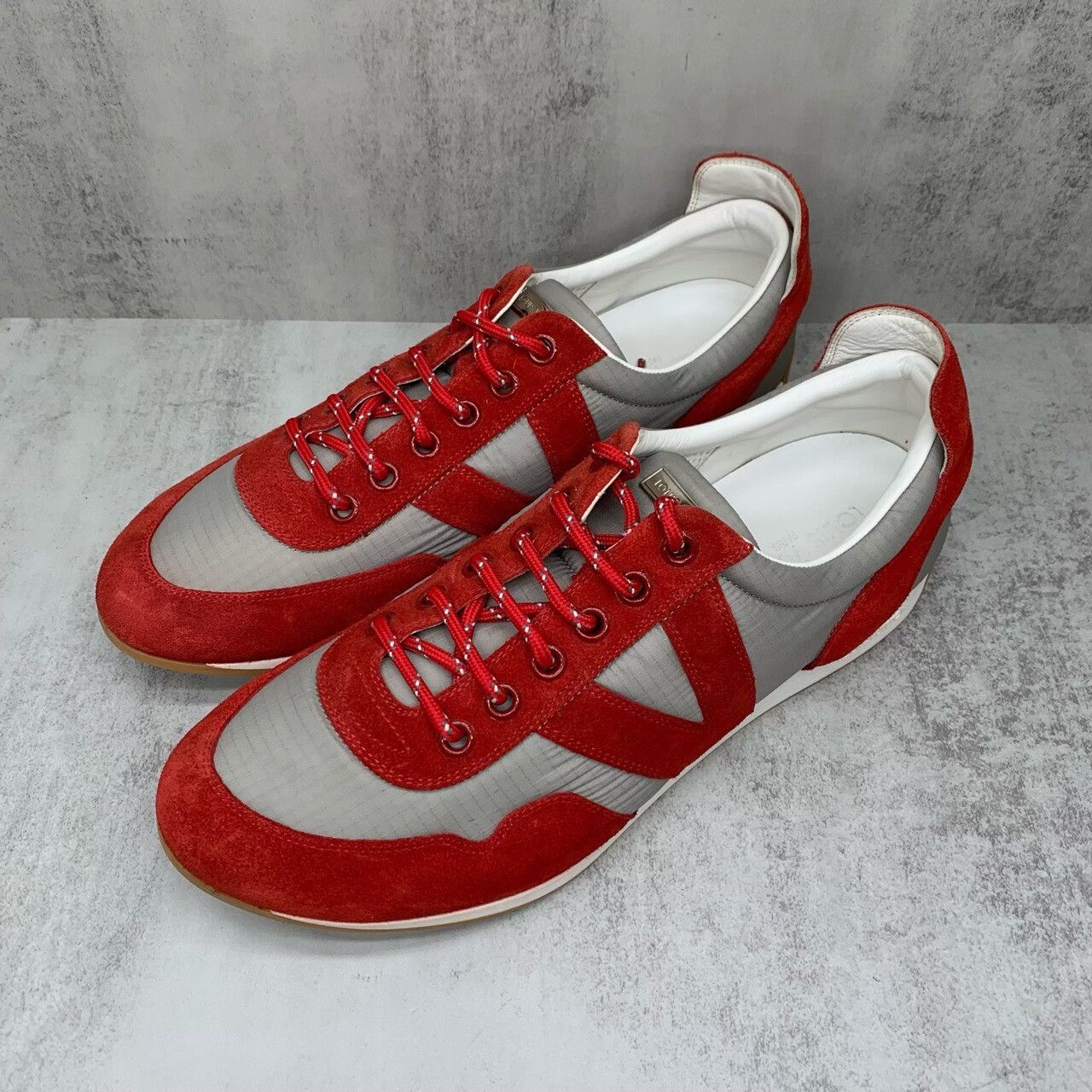 LVC Louis Vuitton Red Sneakers Size 8.5 Size US 9.5 / EU 42-43 - 1 Thumbnail