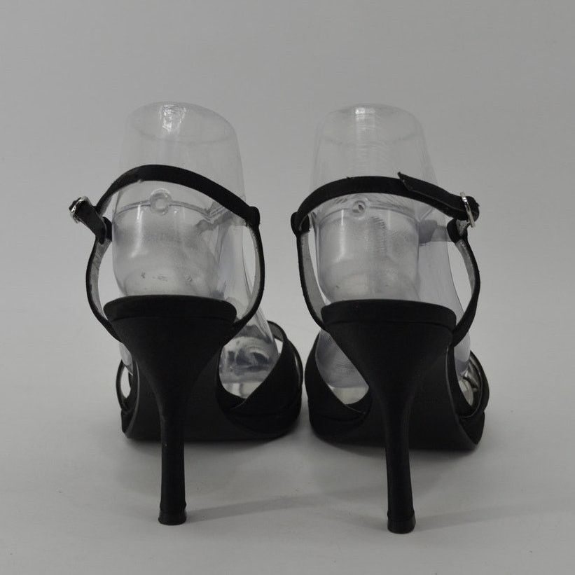 Other The Touch of Nina Sz 10 Black Satin Mother of the Bride Size US 10 / IT 40 - 4 Thumbnail