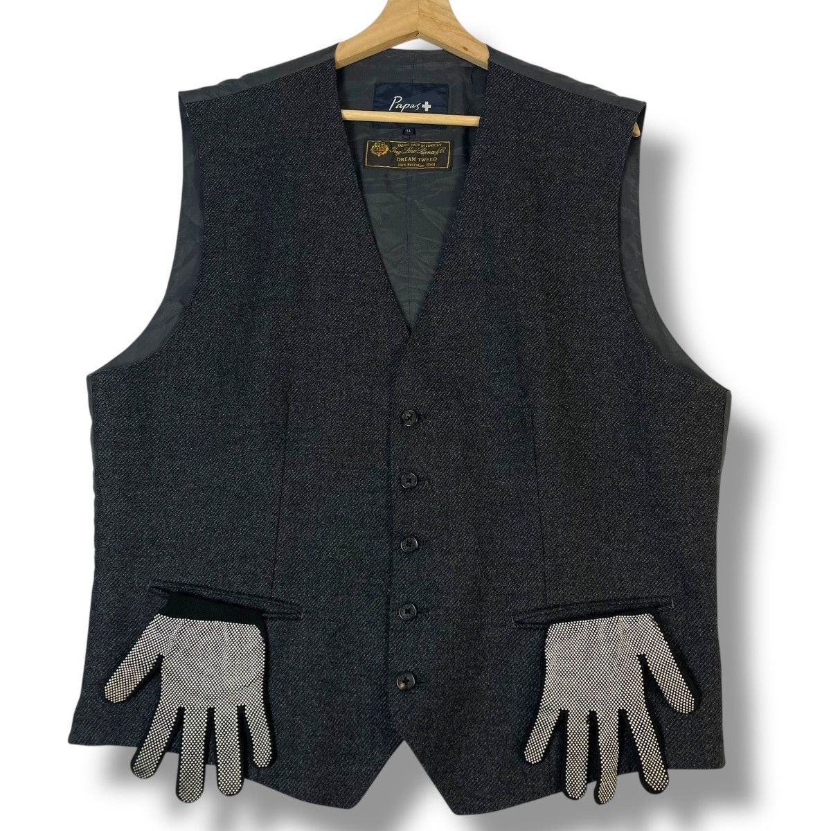 Loro Piana PAPAS LORO PIANA DREAM TWEED WOOL EXTREME VEST Size US XL / EU 56 / 4 - 3 Thumbnail