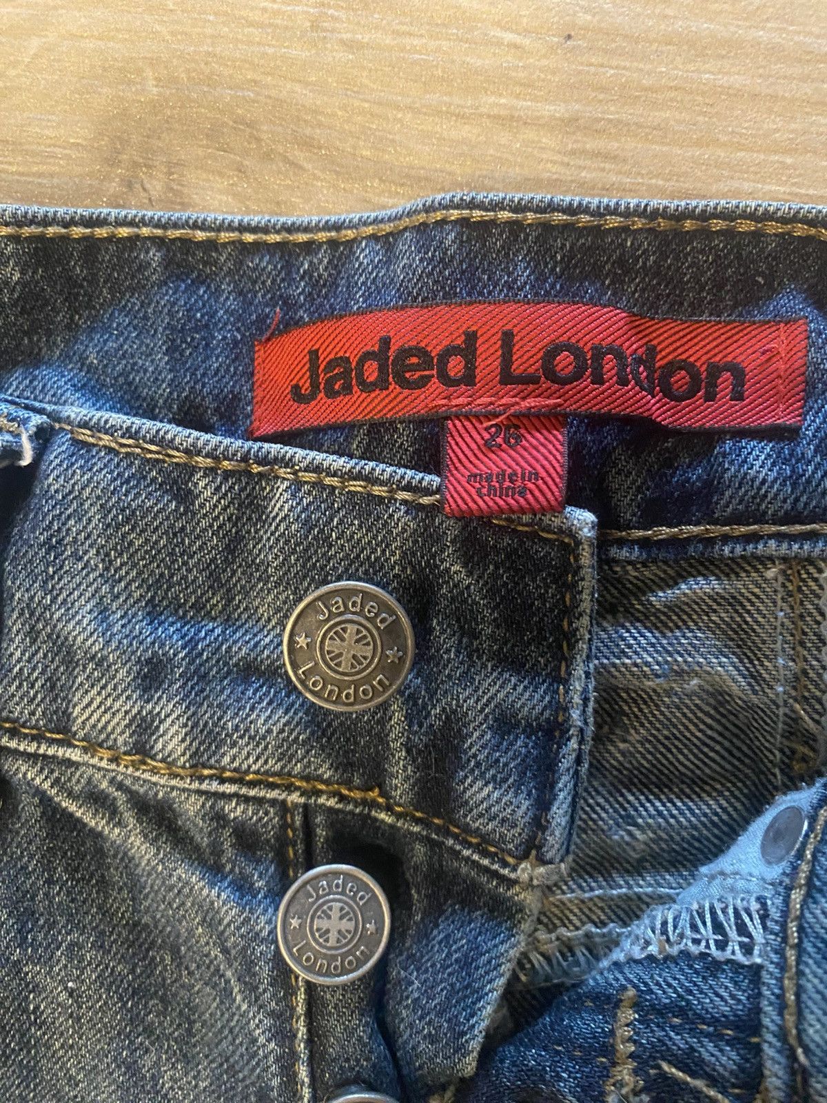 If Six Was Nine × Jaded London × Japanese Brand jaded london bootcut denim Size US 26 / EU 42 - 2 Thumbnail