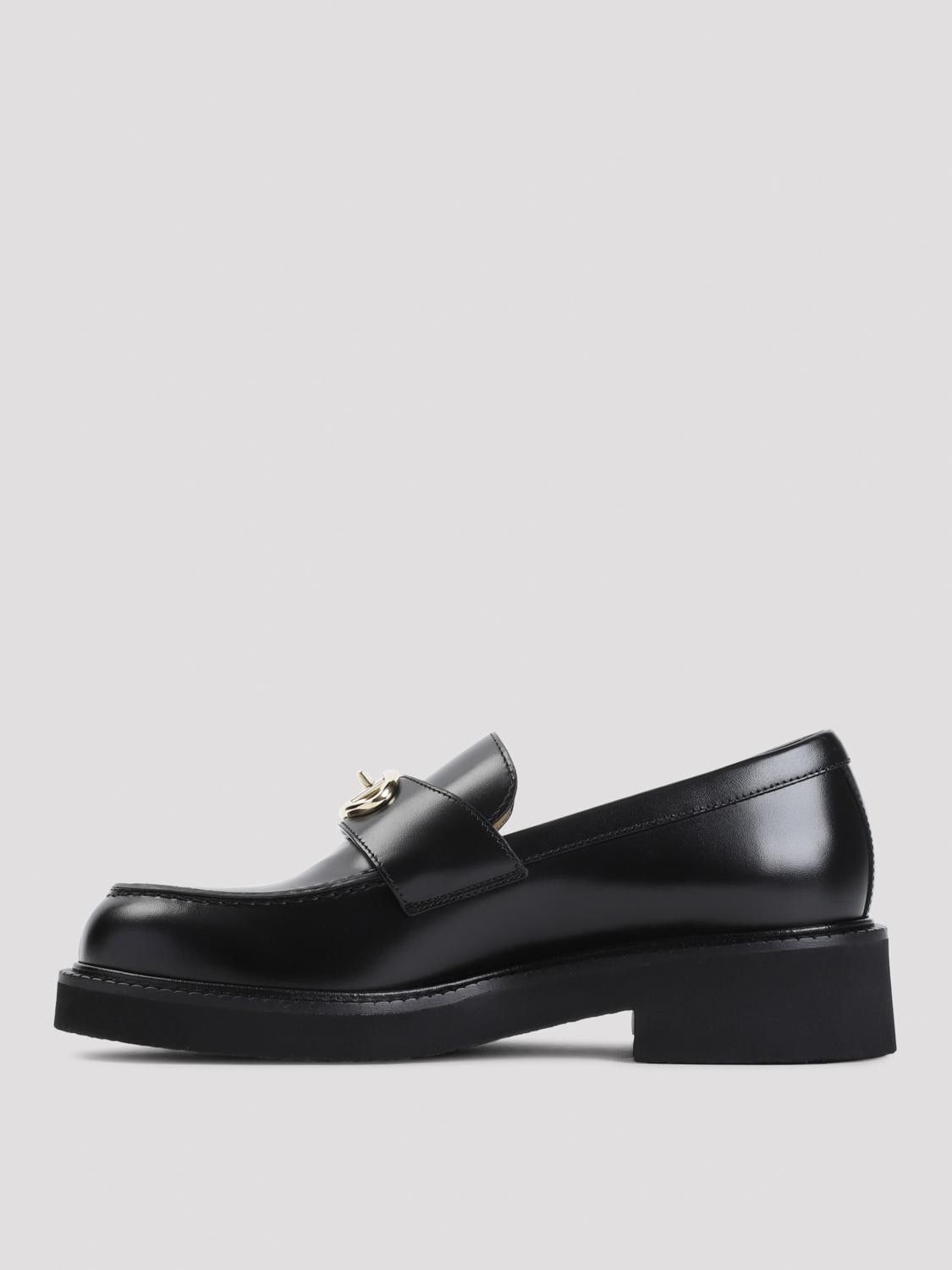Valentino o1s22i1n0924 Vlogo Locker Loafers in Black Size US 11 / IT 41 - 2 Thumbnail