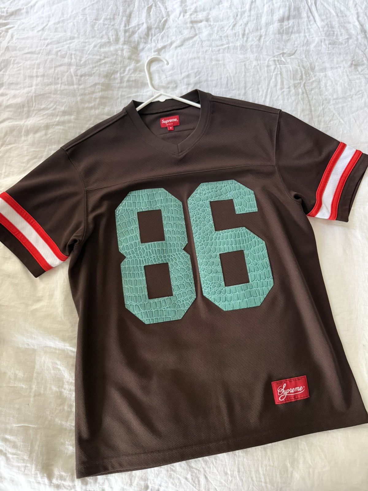 Supreme Supreme faux croc football jersey 2022 Size US M / EU 48-50 / 2 - 1 Thumbnail